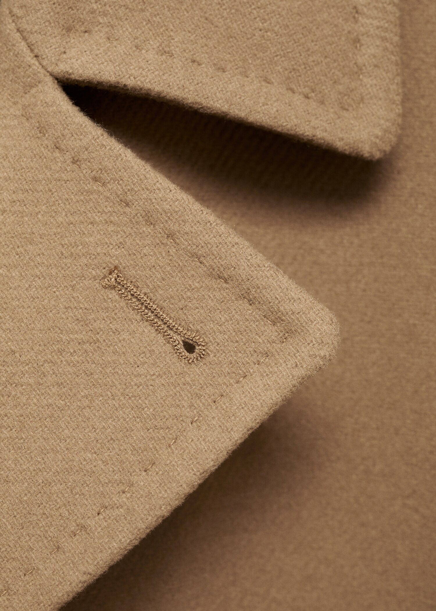 Manteau laine croisé boutons - Détail de l'article 0