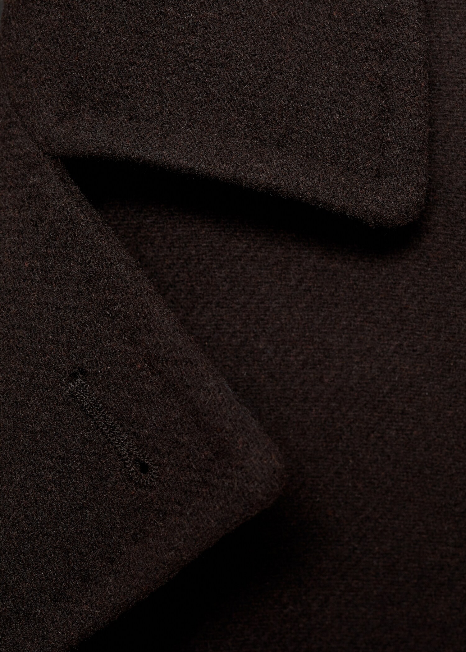 Manteau laine croisé boutons - Détail de l'article 8