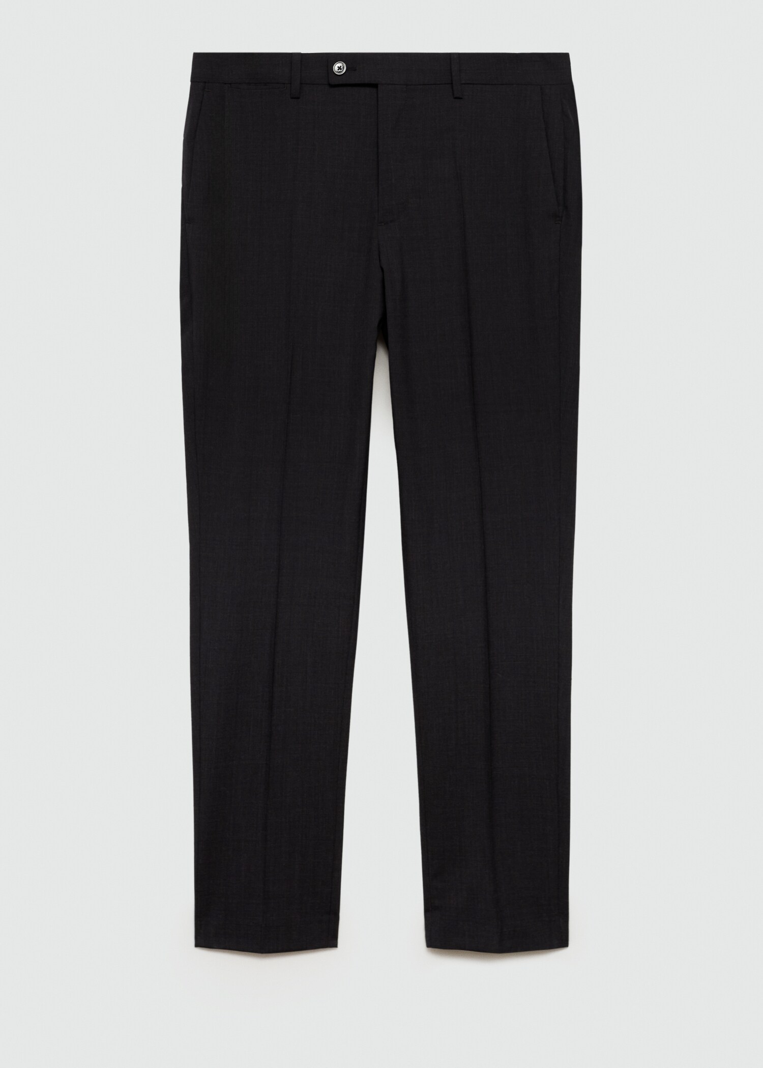 100% virgin wool slim-fit suit trousers - Article without model