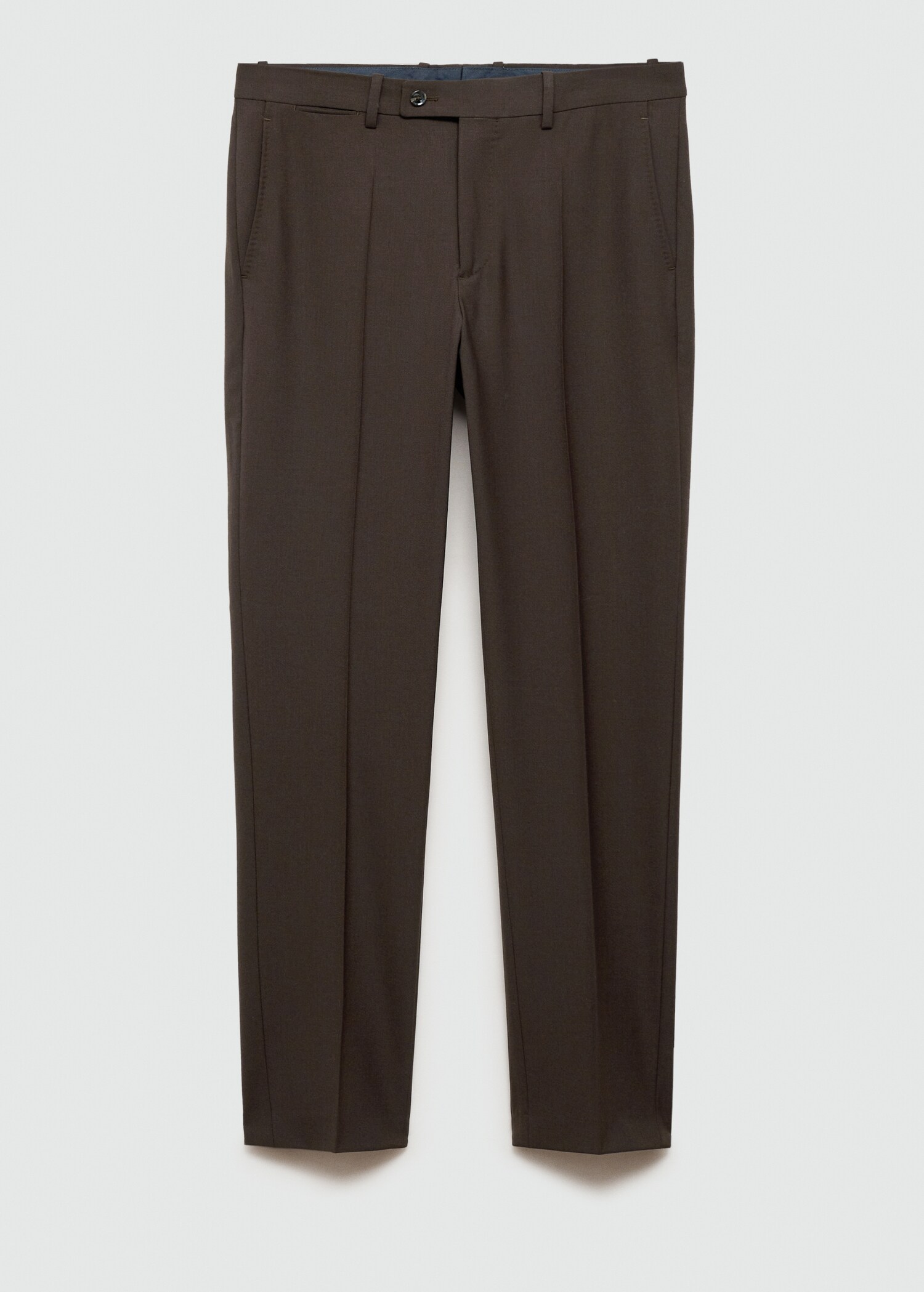 Crease-resistant wool suit trousers - Article without model