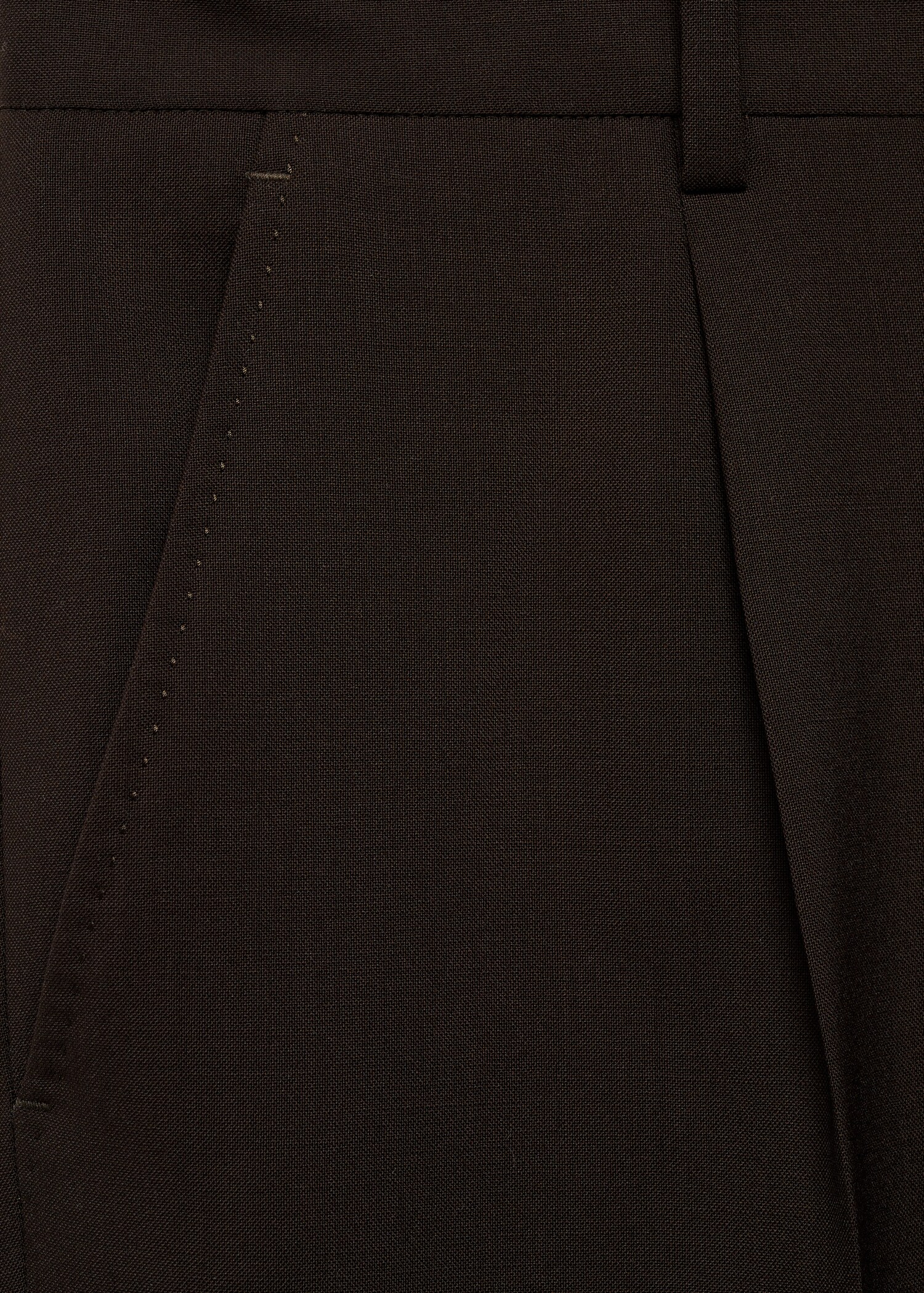 100% wool regular-fit suit trousers - Details of the article 8