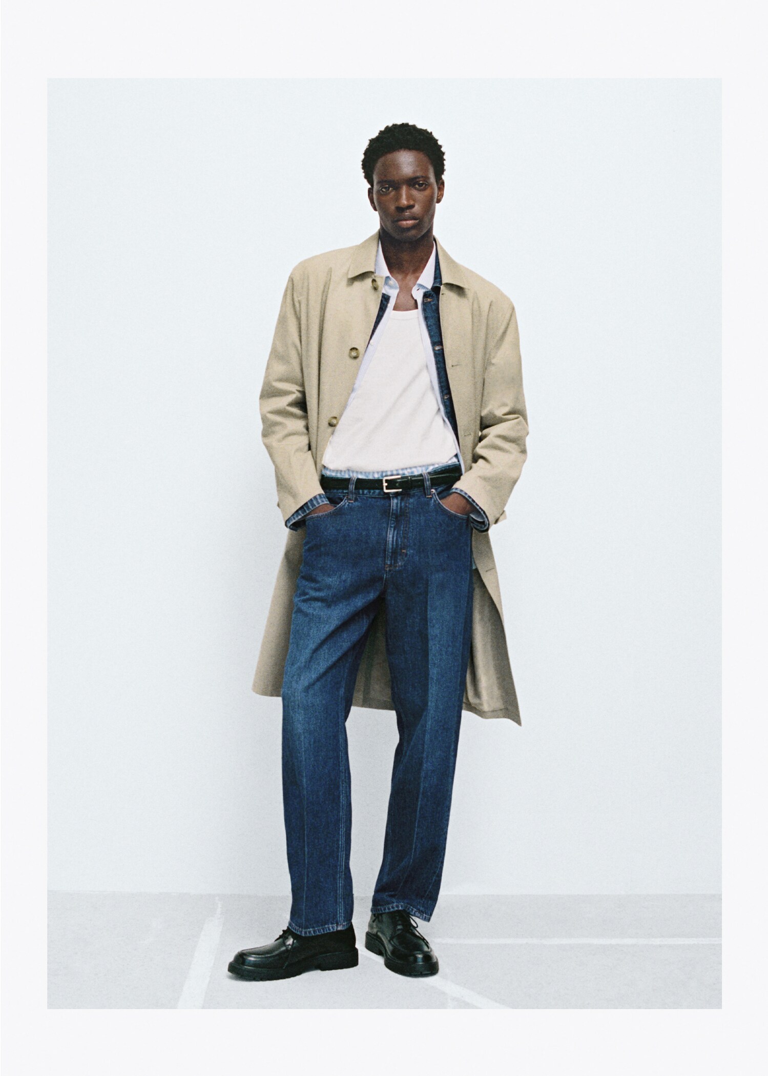 Relaxed Fit-Jeans mit Bügelfalte - Detail des Artikels 3