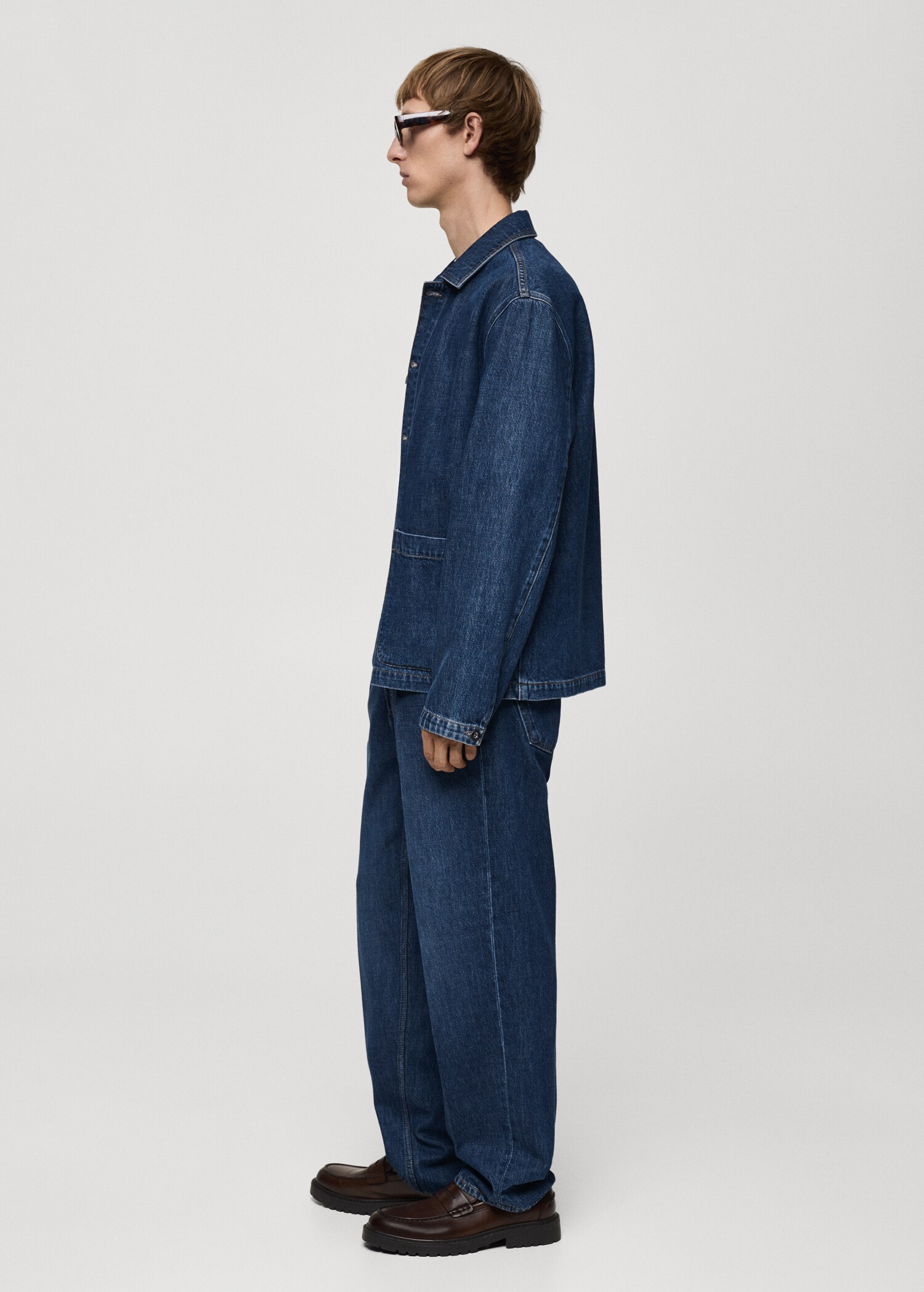 Relaxed Fit-Jeans mit Bügelfalte - Detail des Artikels 6