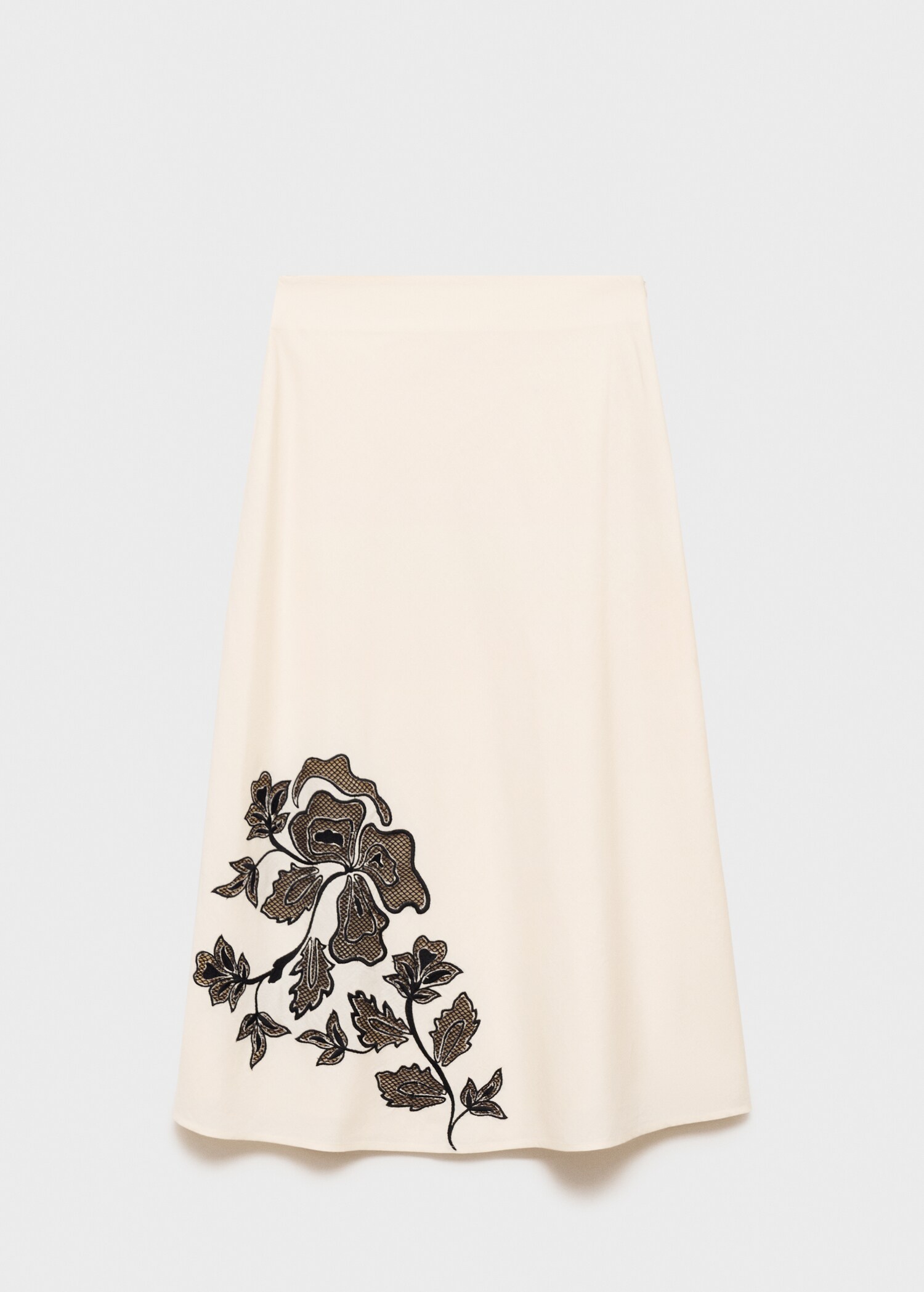 Embroidered long skirt - Article without model