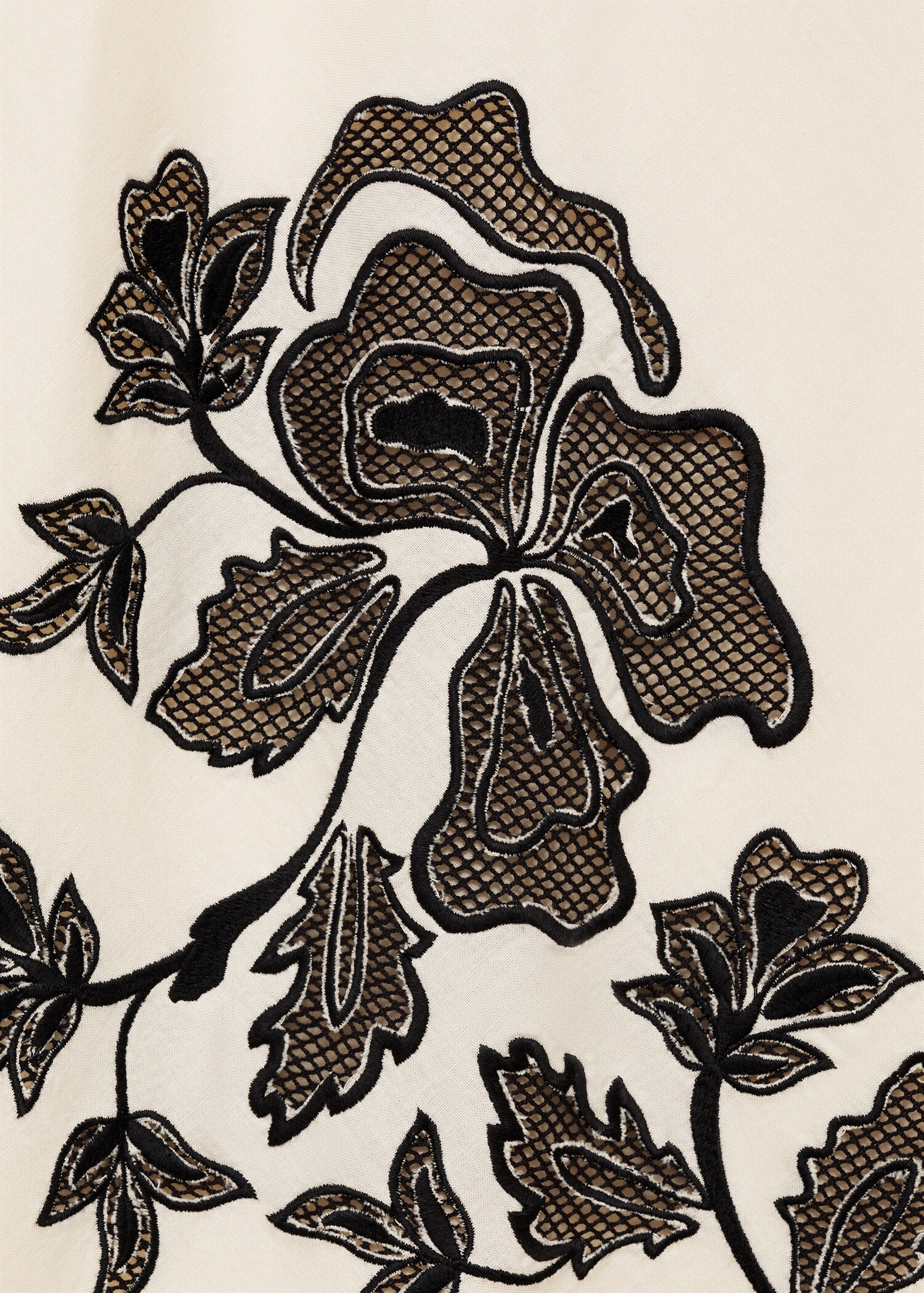 Embroidered long skirt - Details of the article 8