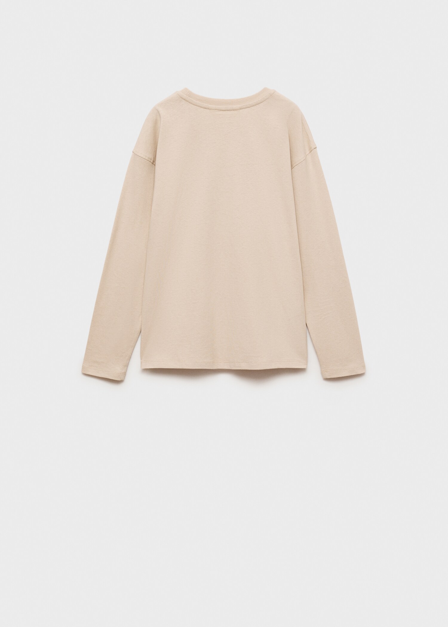 Printed cotton-blend T-shirt - Reverse of the article