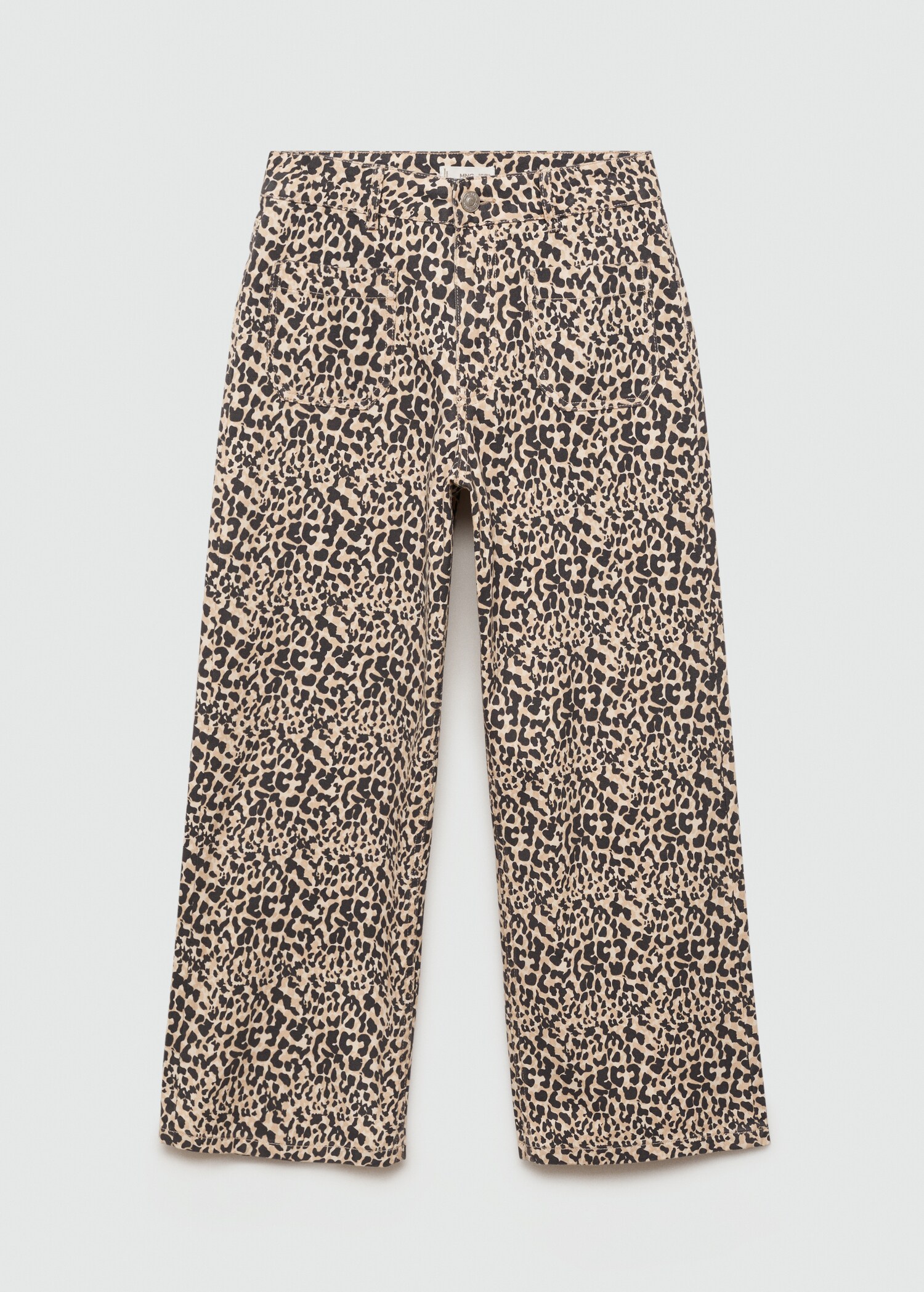 Leopard straight pants - Article without model