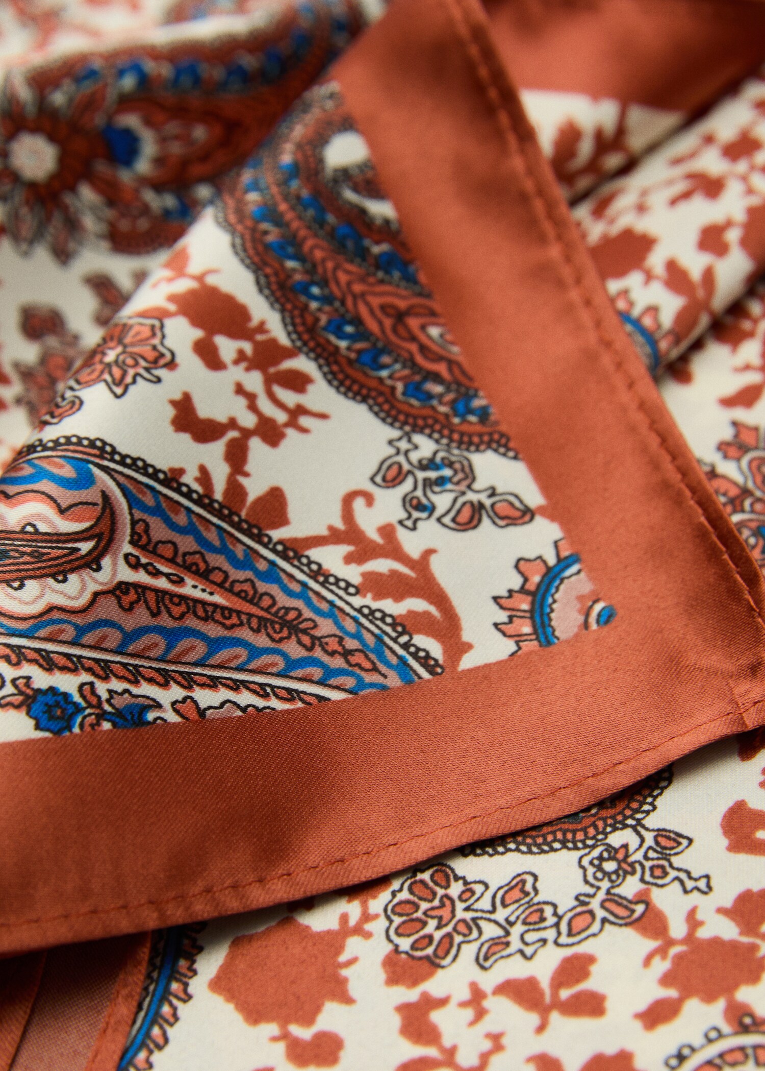 Paisley print scarf - Medium plane