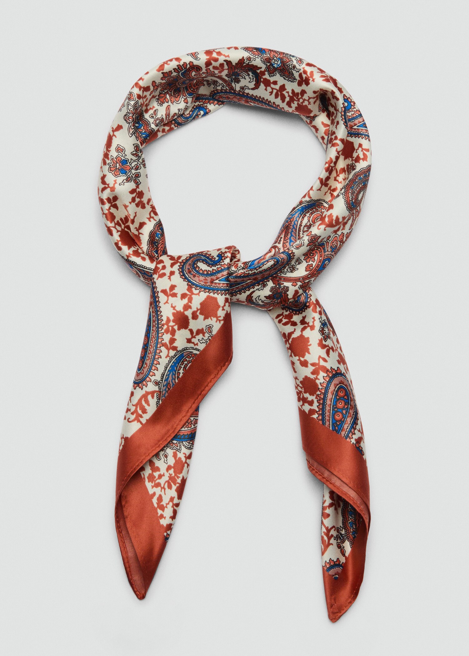 Paisley print scarf - Details of the article 1