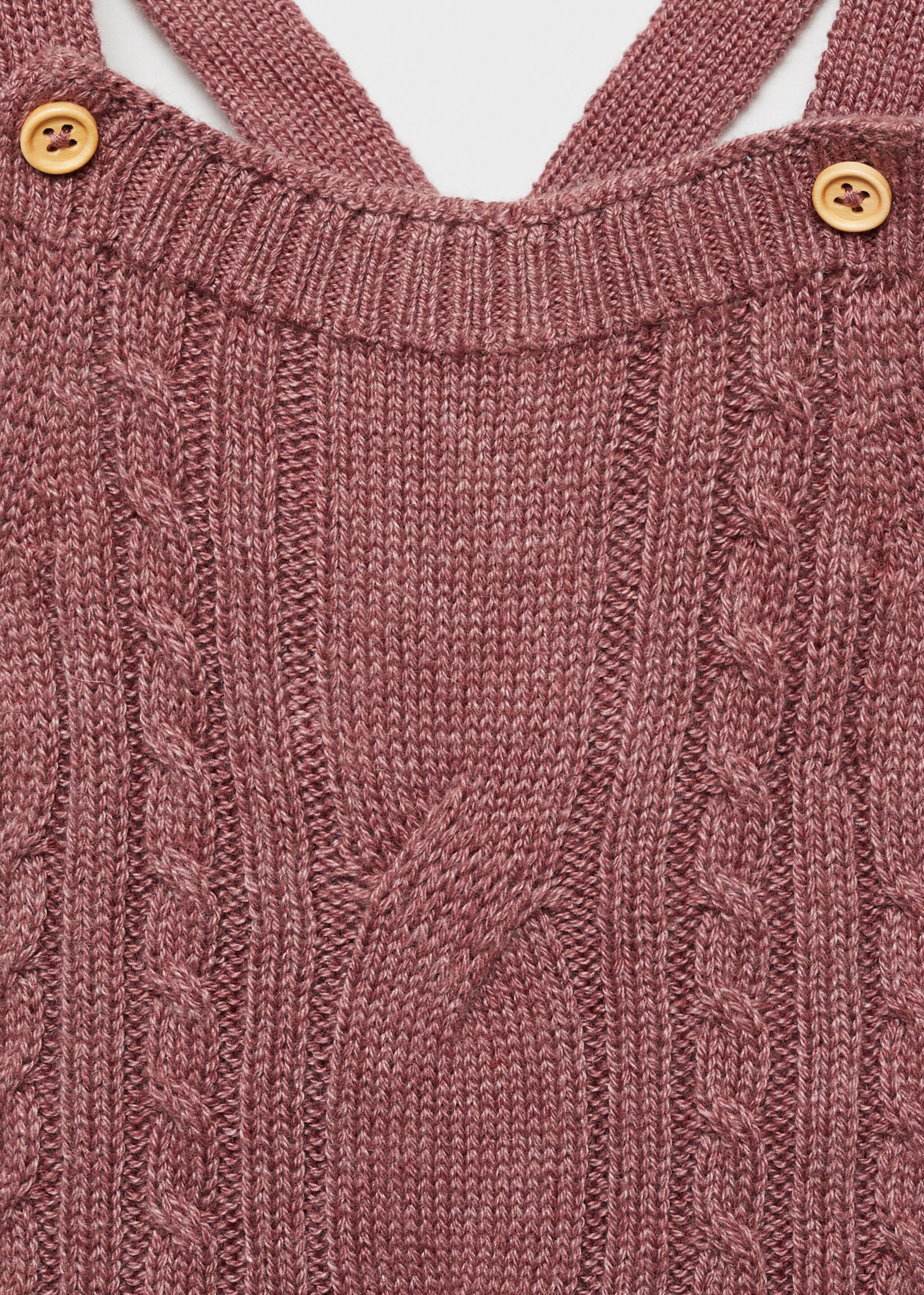 Cable-knit romper - Details of the article 8