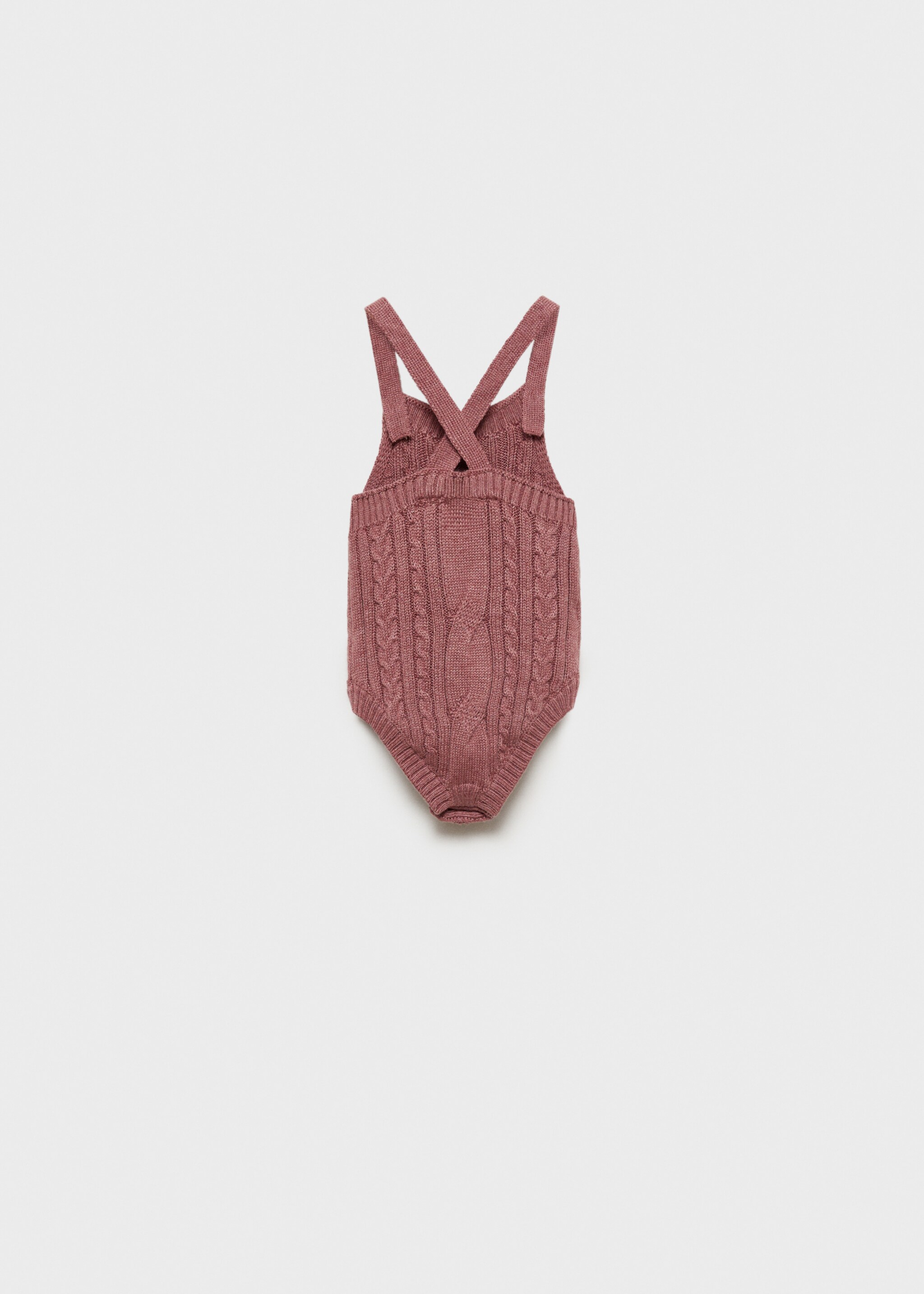 Cable-knit romper - Reverse of the article