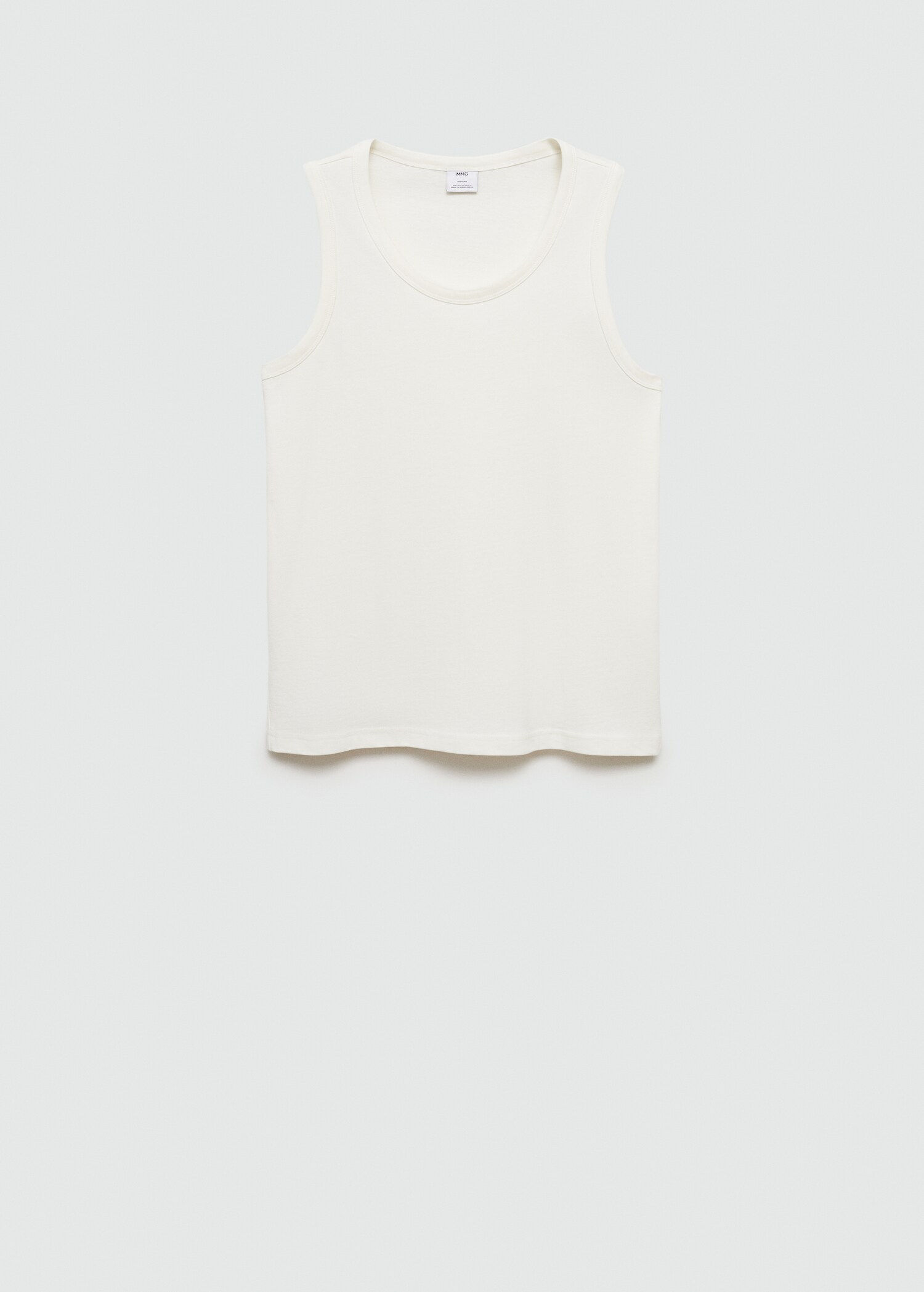 100% cotton tank top - Article without model