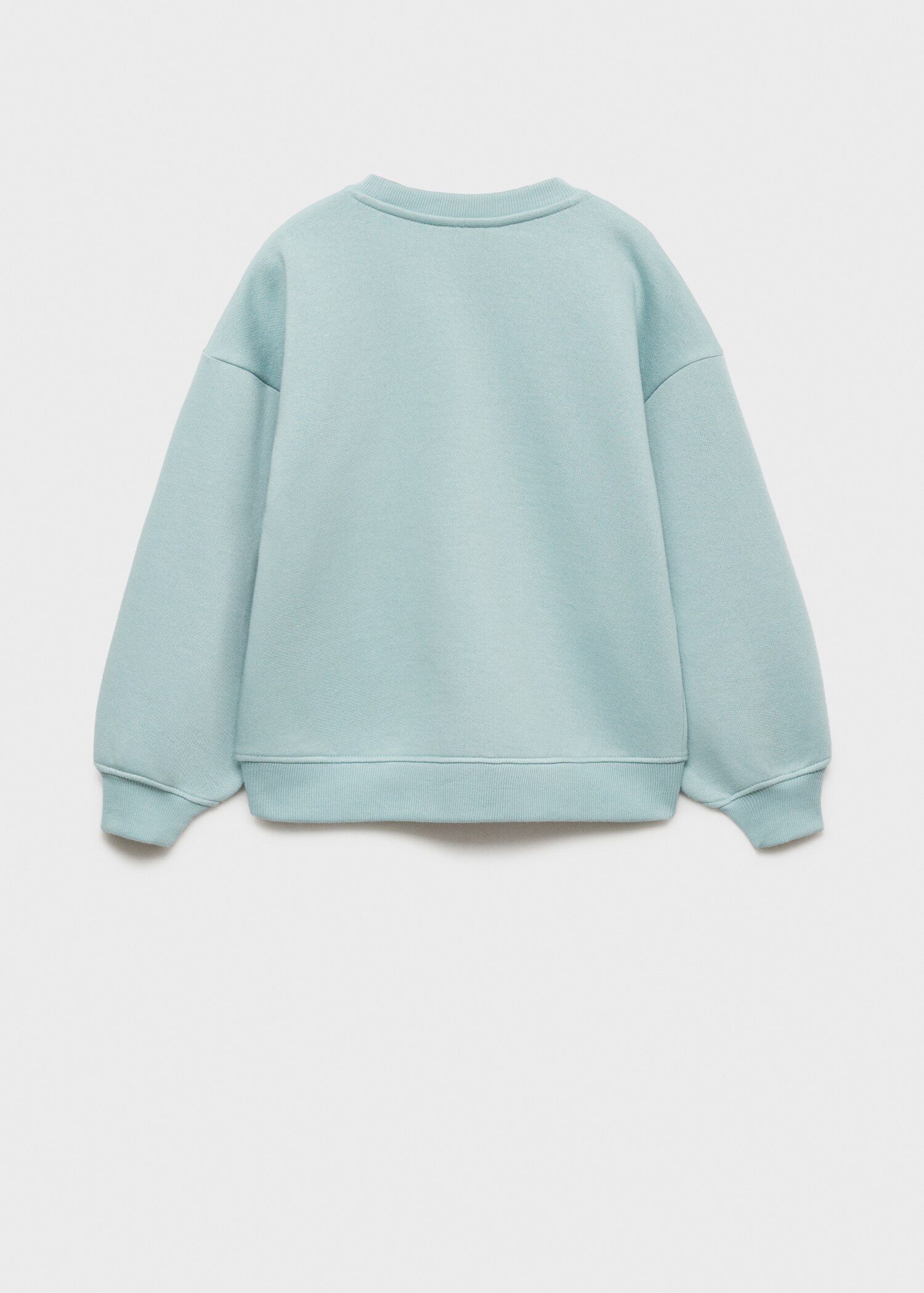 Baumwoll-Sweatshirt mit Stickdetail - Detail des Artikels 8