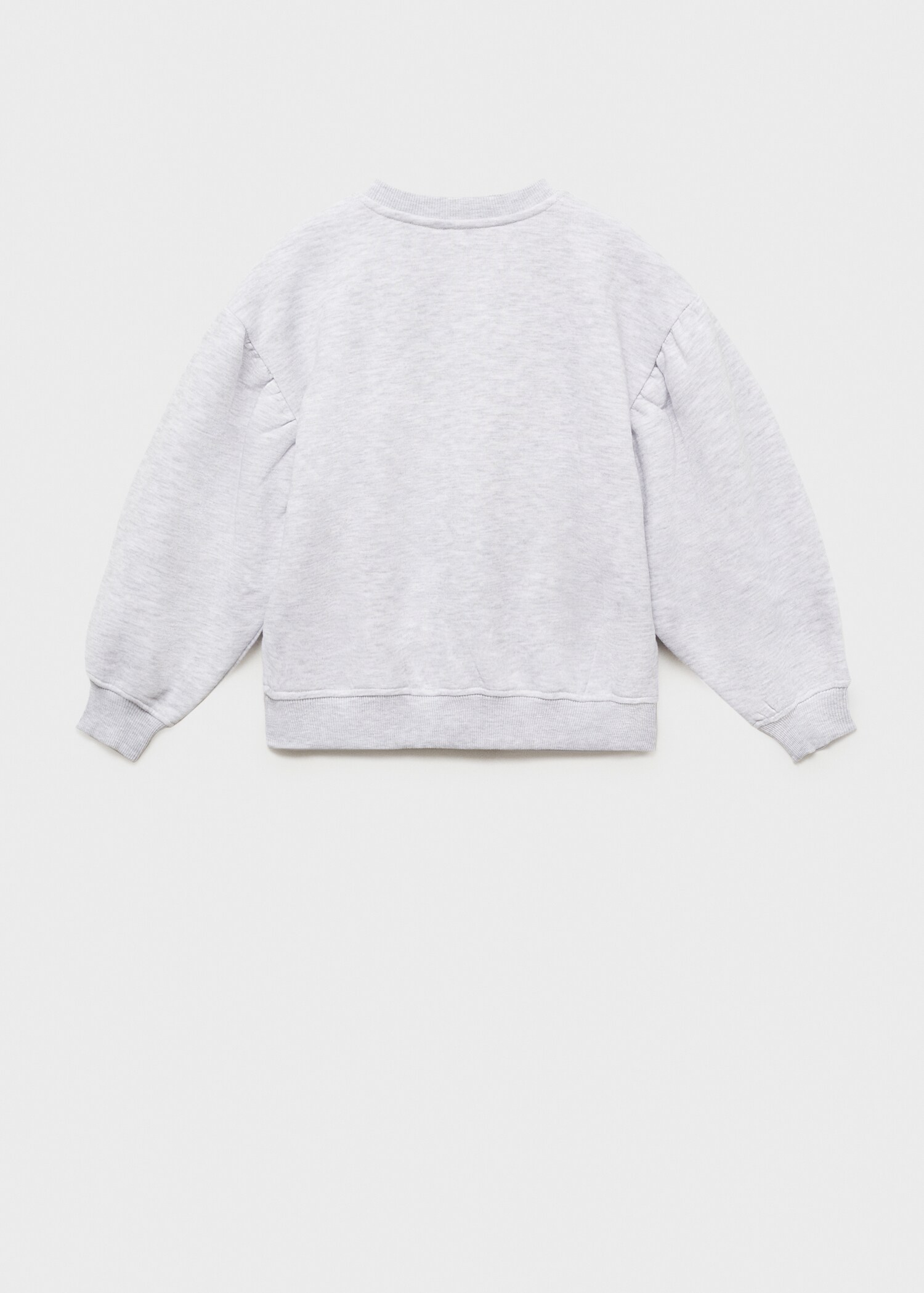 Printed embossed sweatshirt - Reverse of the article