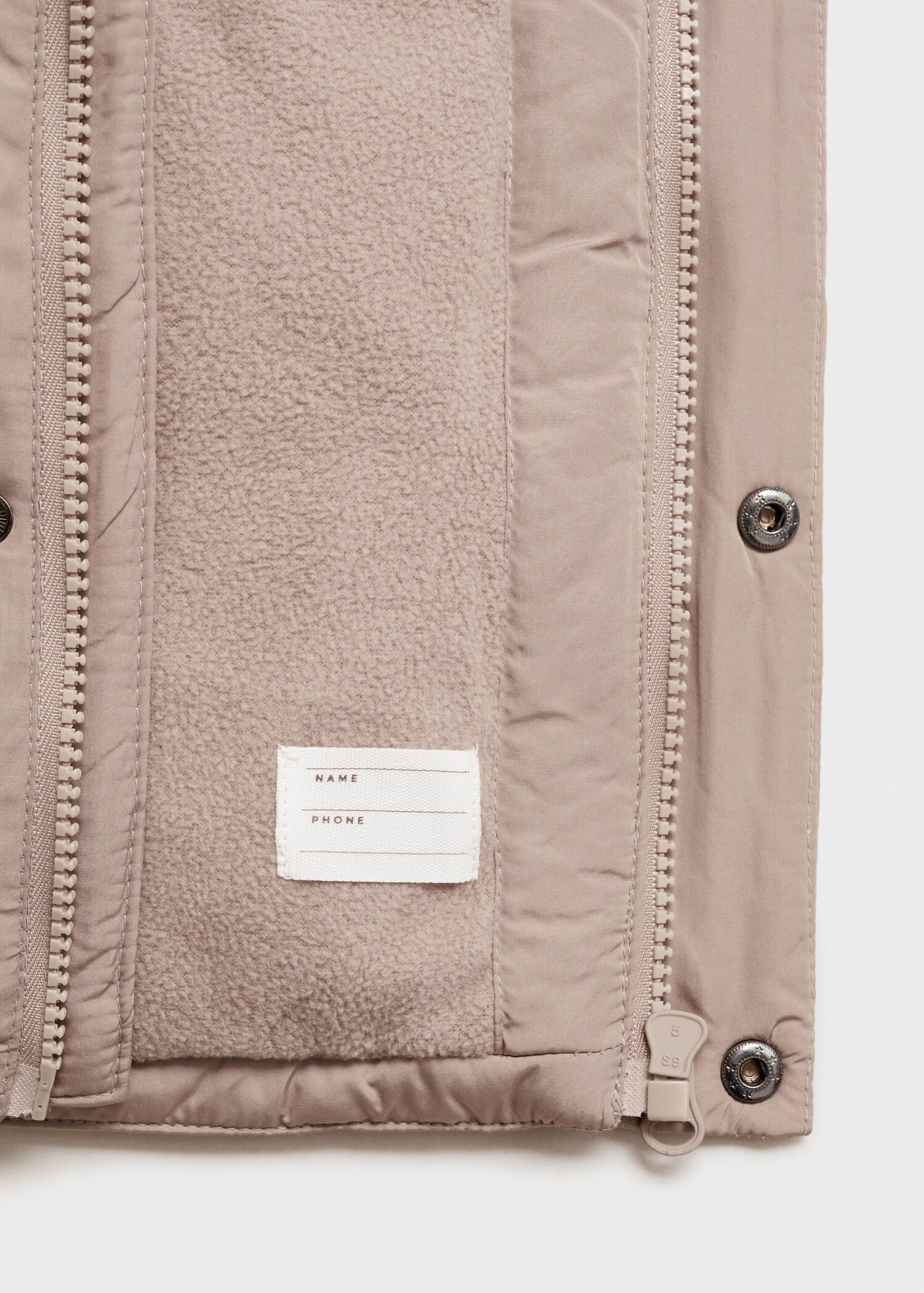 Anorac embuatat interior polar - Detall de l'article 0