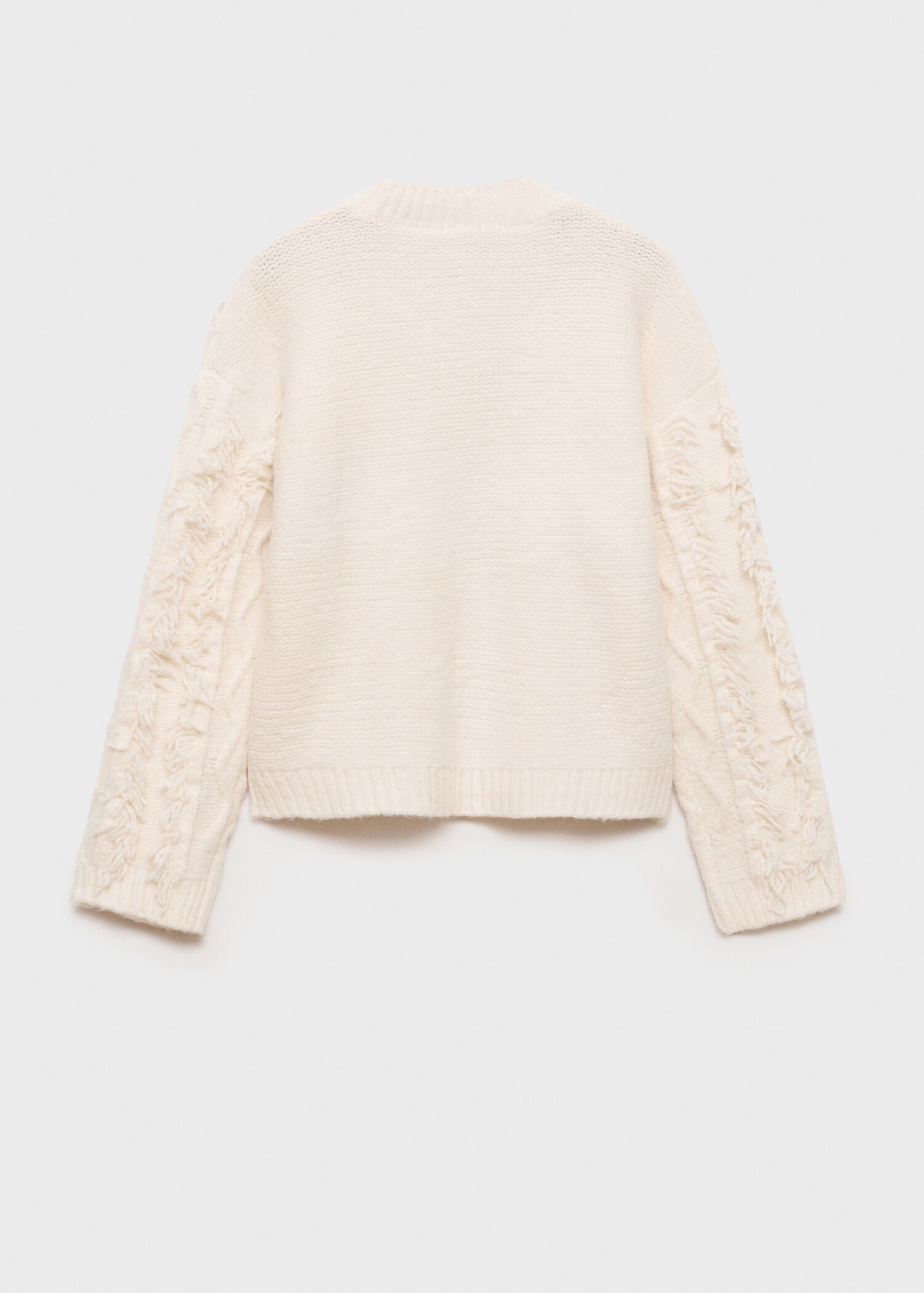 Strickpullover mit Fransen - Rückseite des Artikels