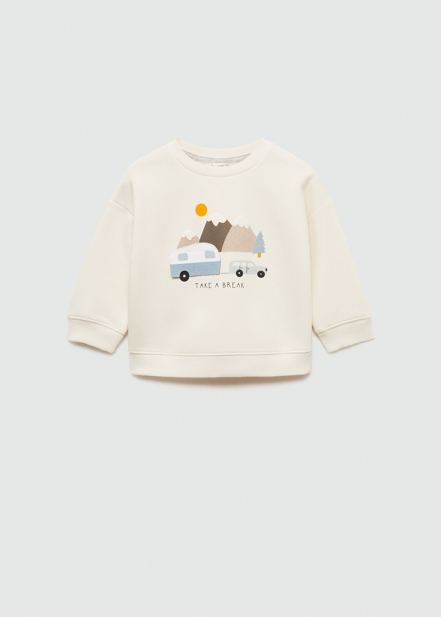 Sweatshirt mit Tiermotiv - Artikel ohne Model