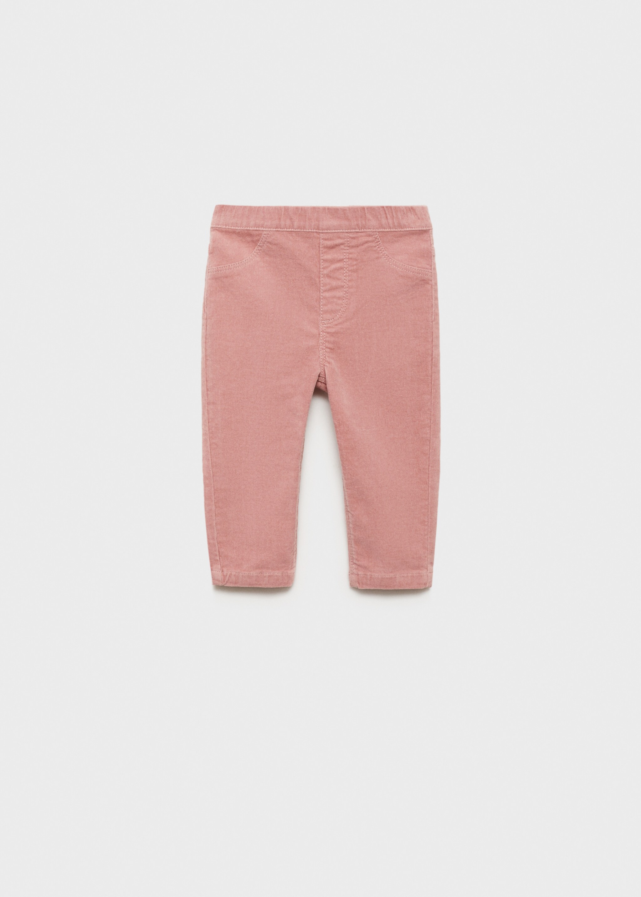 Corduroy trousers - Article without model, Pink. Ref: 77036344-00.