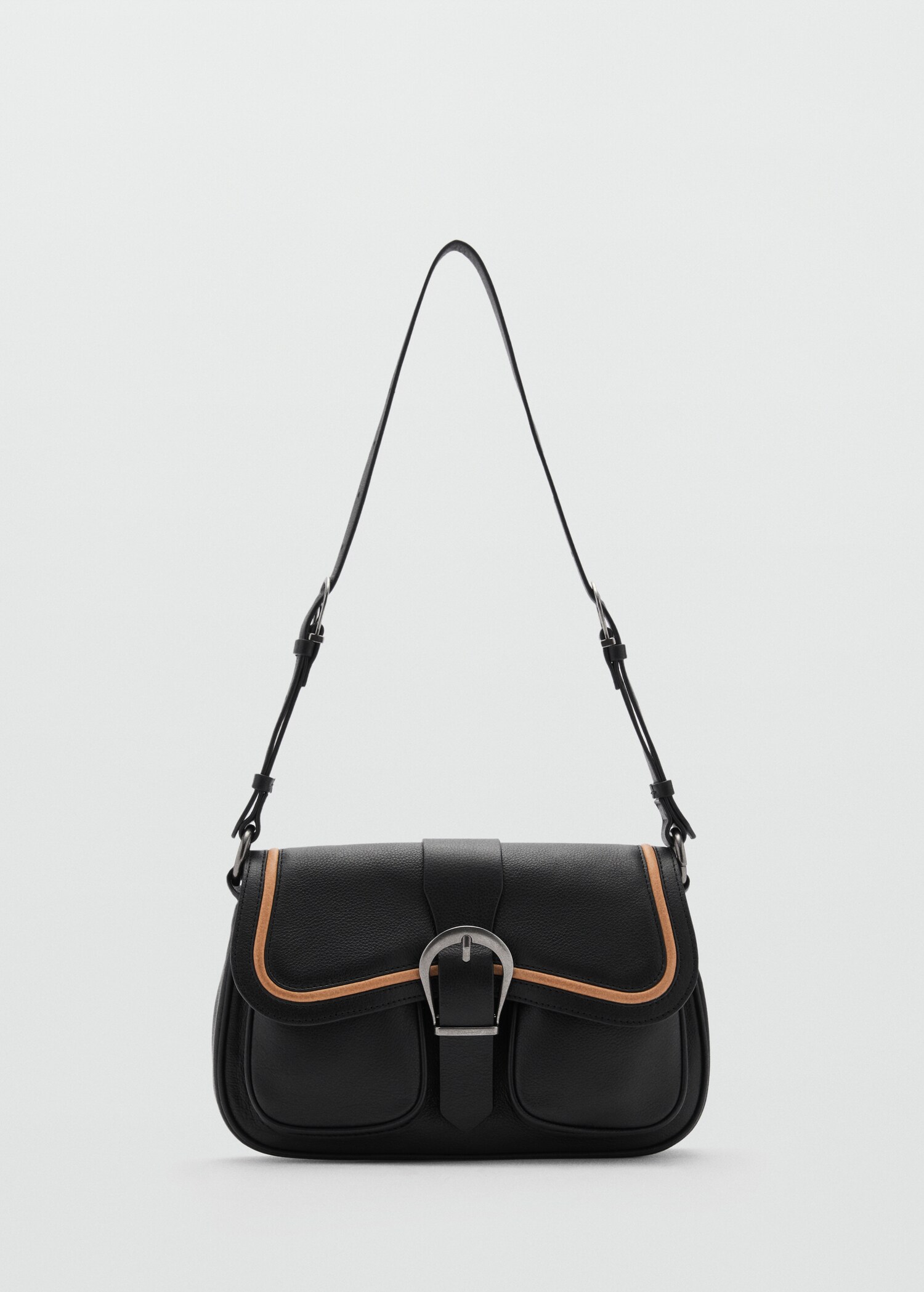 Buckle leather bag - Article without model