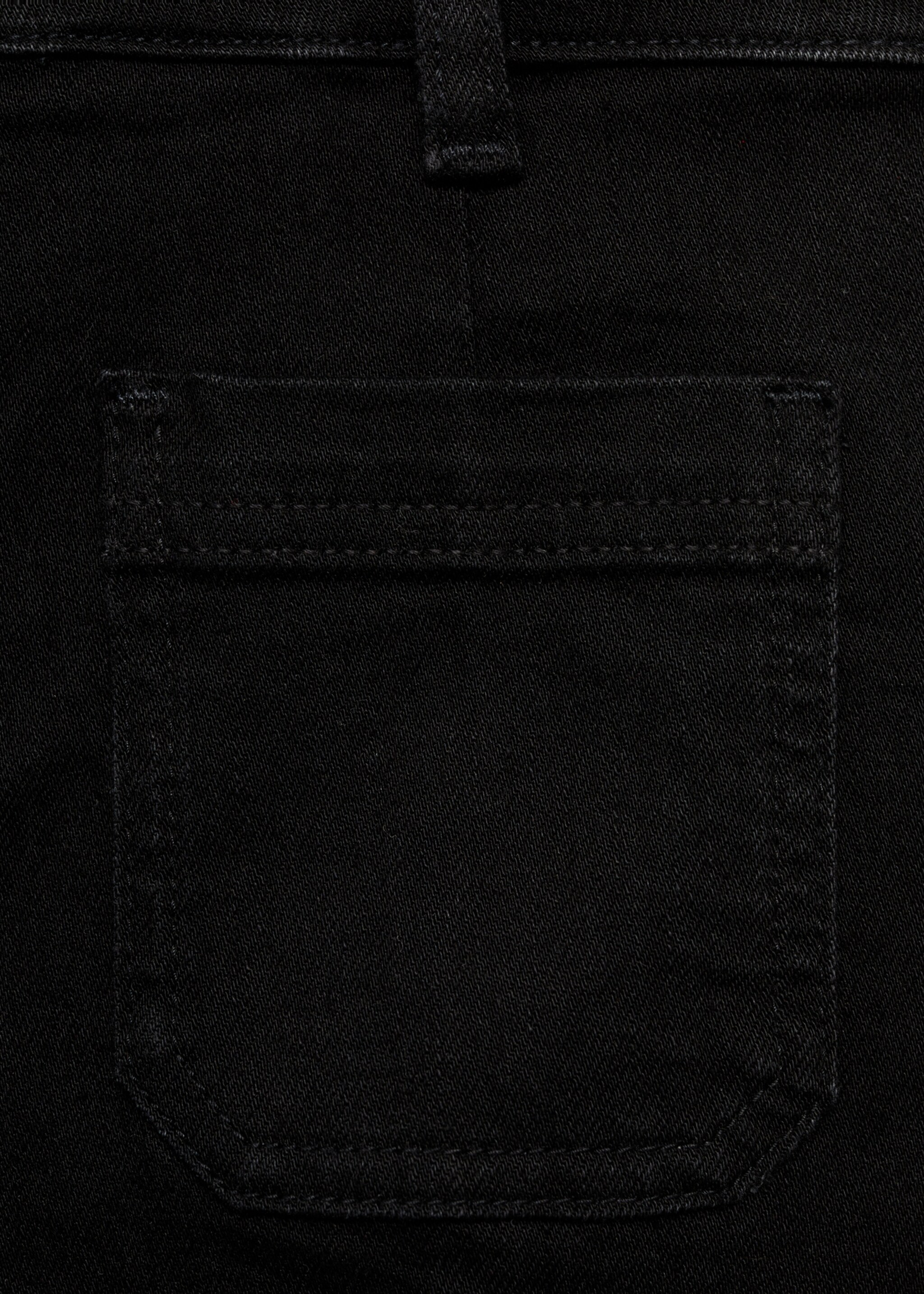 Texans flare crop butxaques - Detall de l'article 0, Black denim. Ref: 77036356-00.