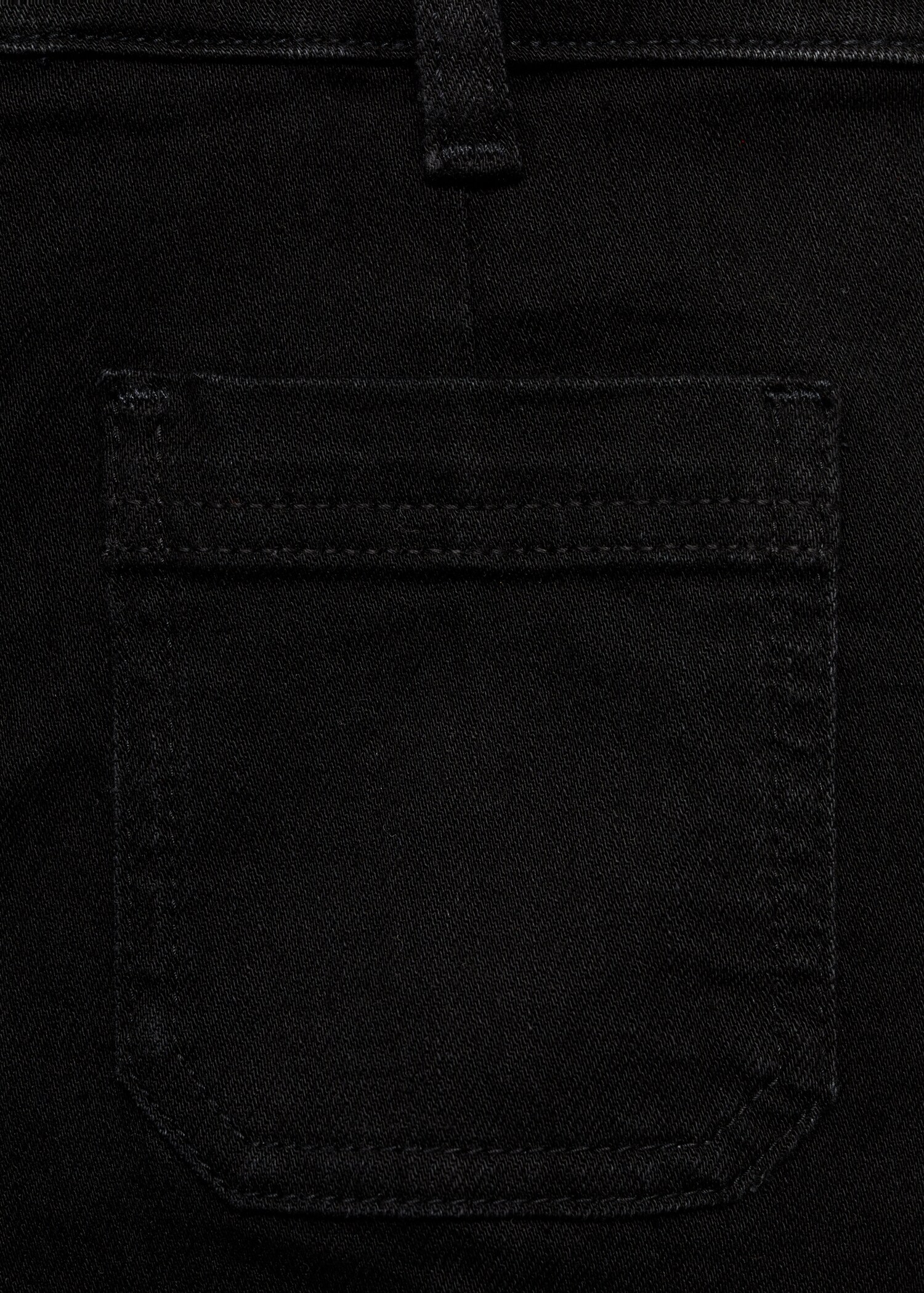 Flared cropped jeans with pockets - Details of the article 0