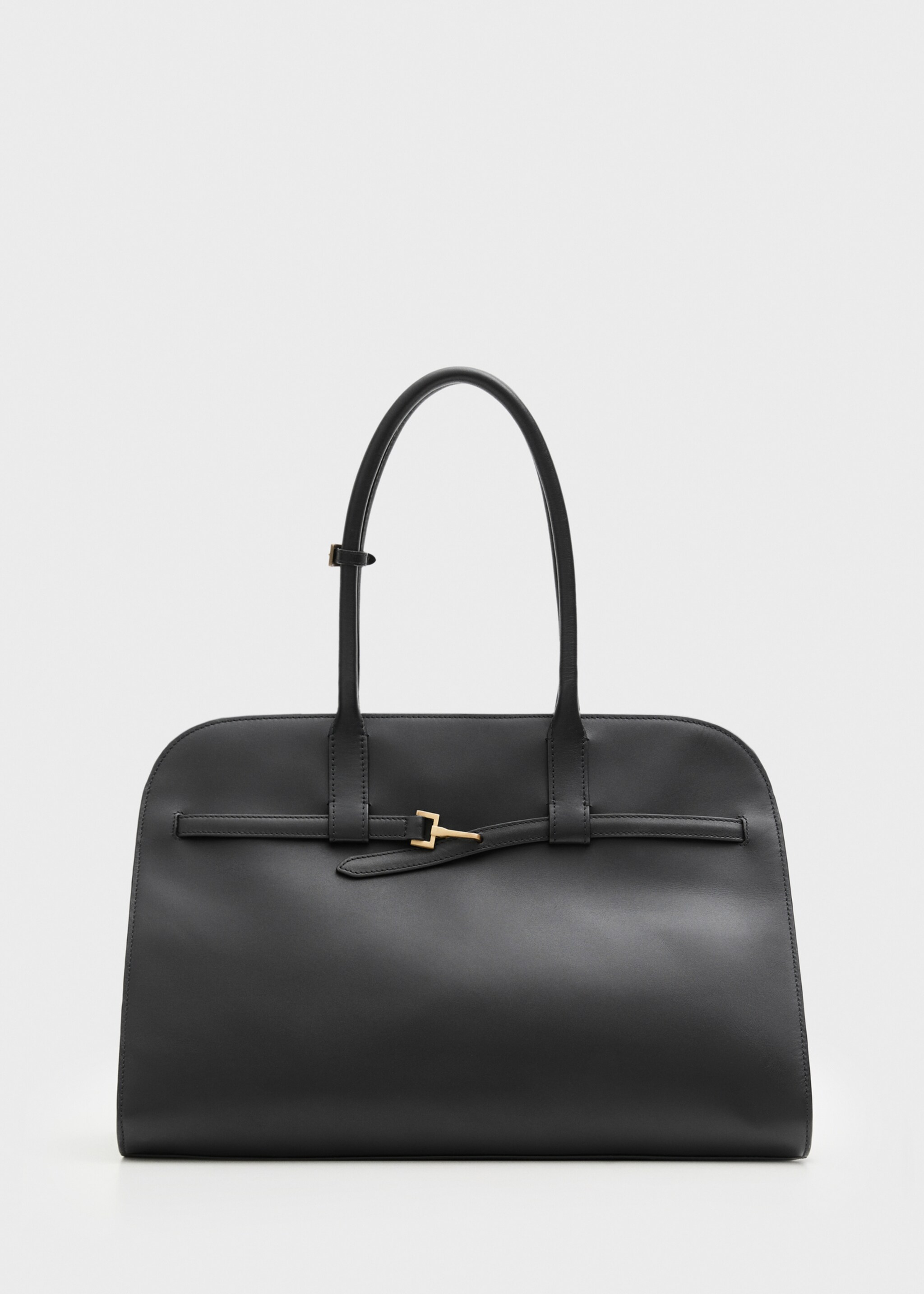 Bossa shopper pell sivella - Article sense model, Negre. Ref: 77036359-00.