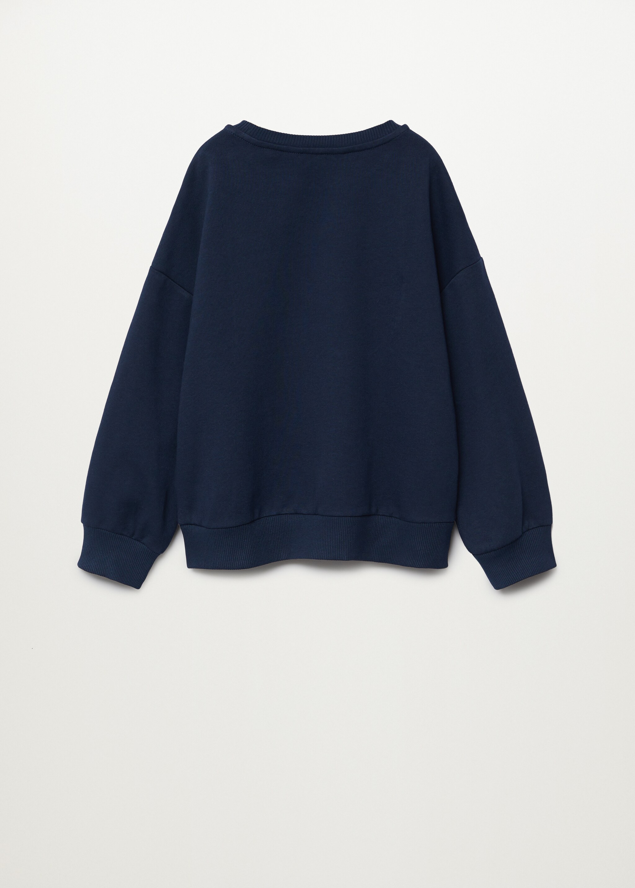 Sudadera algodón orgánico lentejuelas - Reverso del artículo