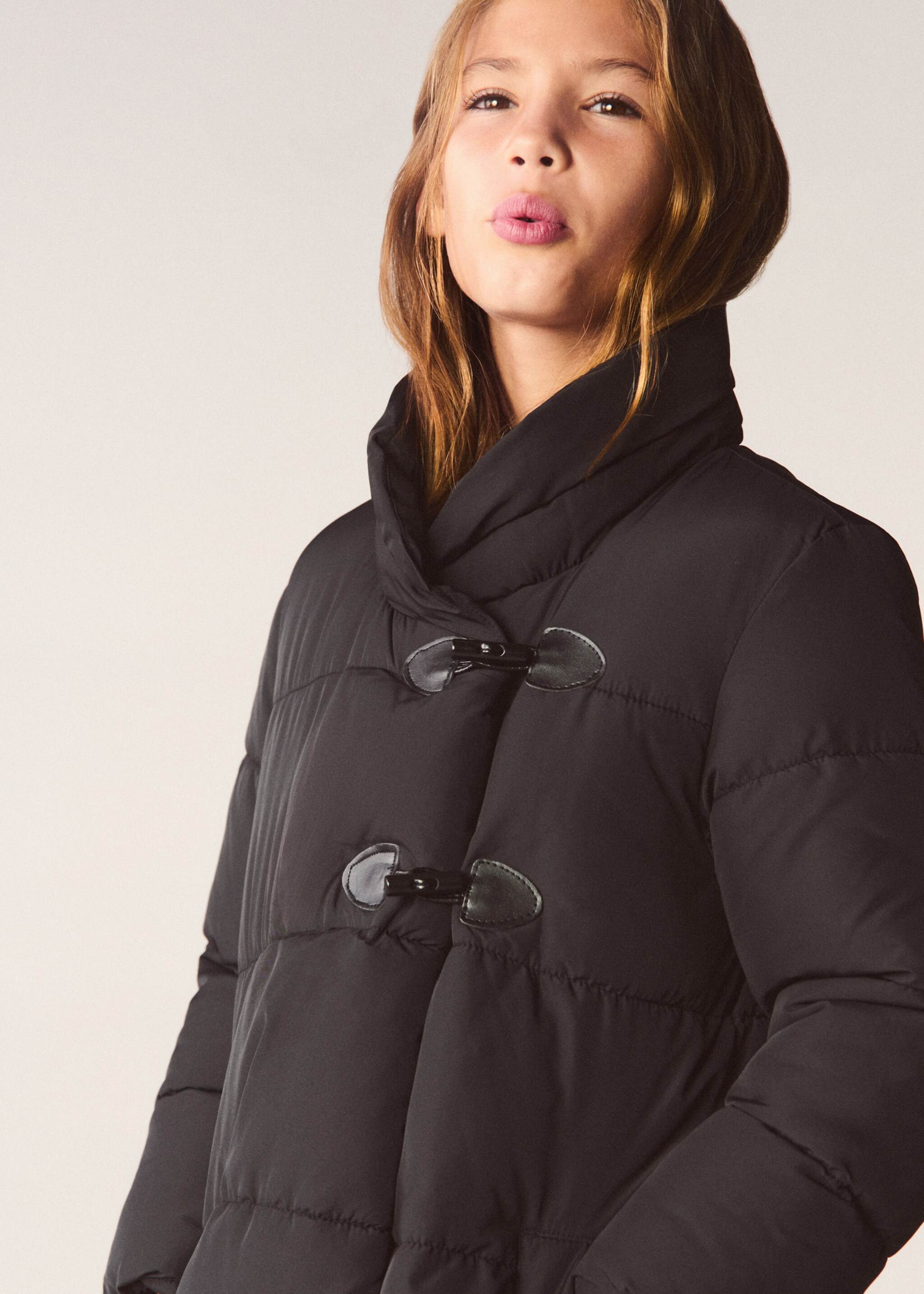 Anorak matelassé boutons - Détail de l'article 5, Noir. Ref: 77036720-00.