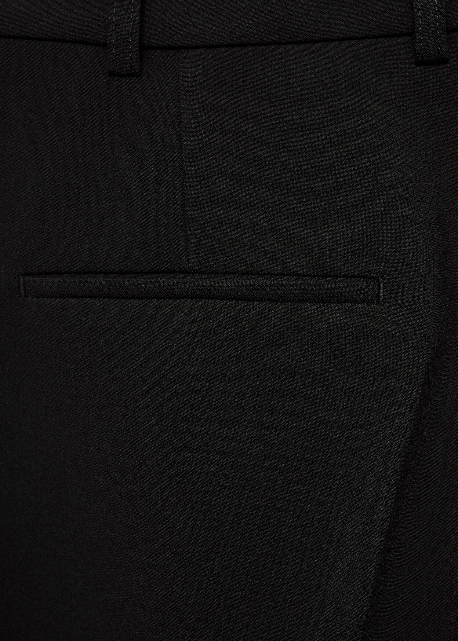 Straight-fit pleated trousers - Details of the article 0