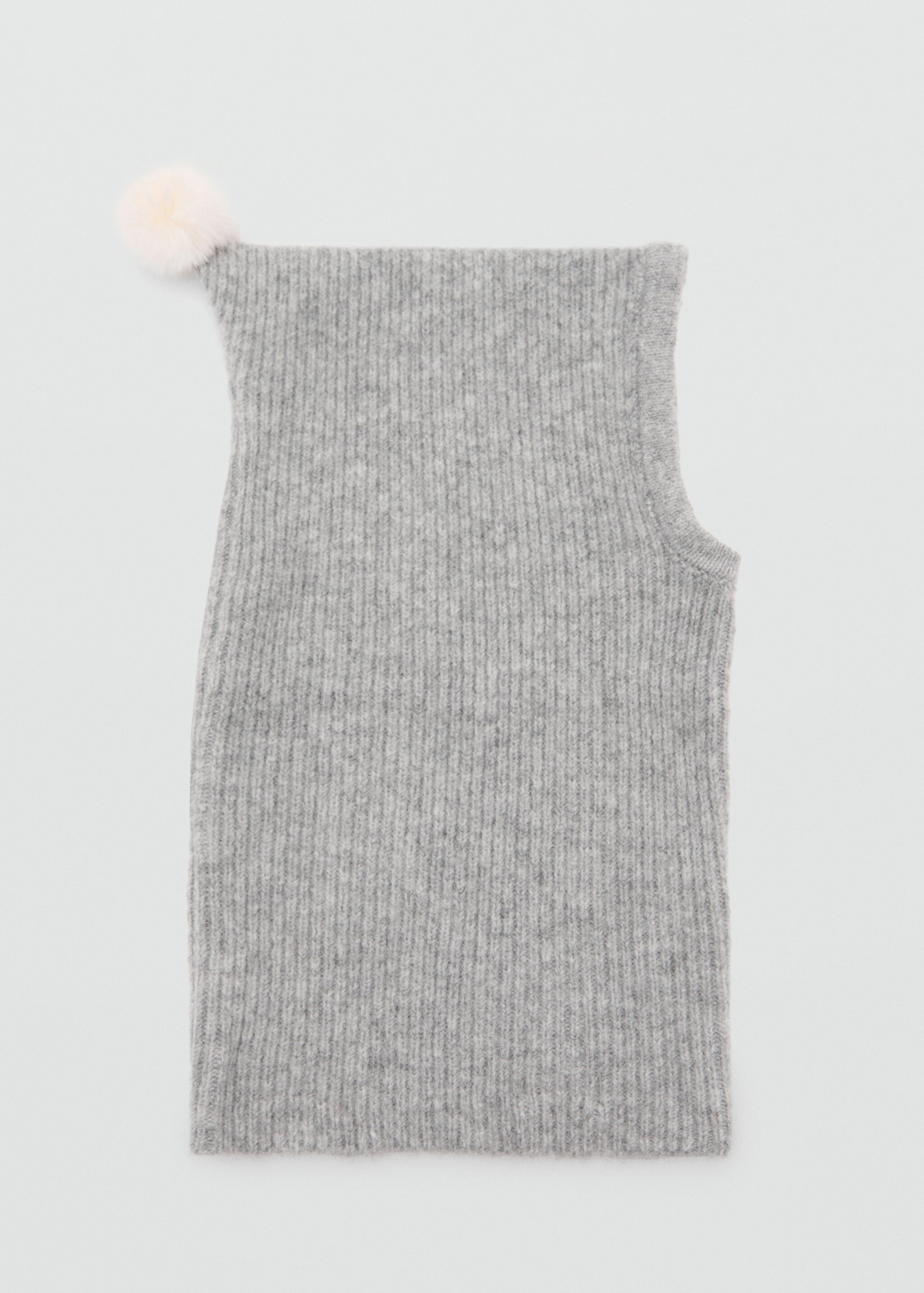Pom pom cable-knit beanie - Article without model