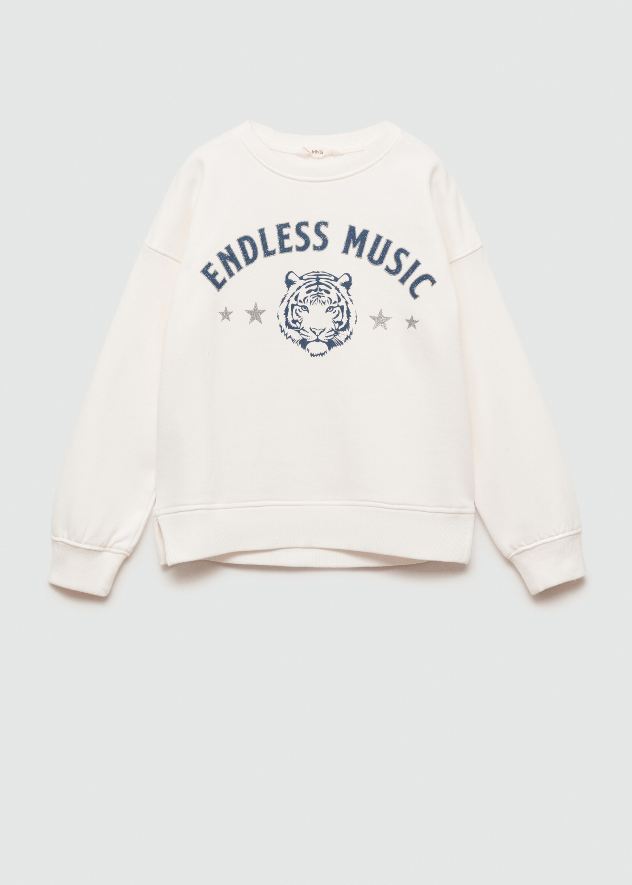 Mintás pamut sweatshirt - Termék modell nélkül