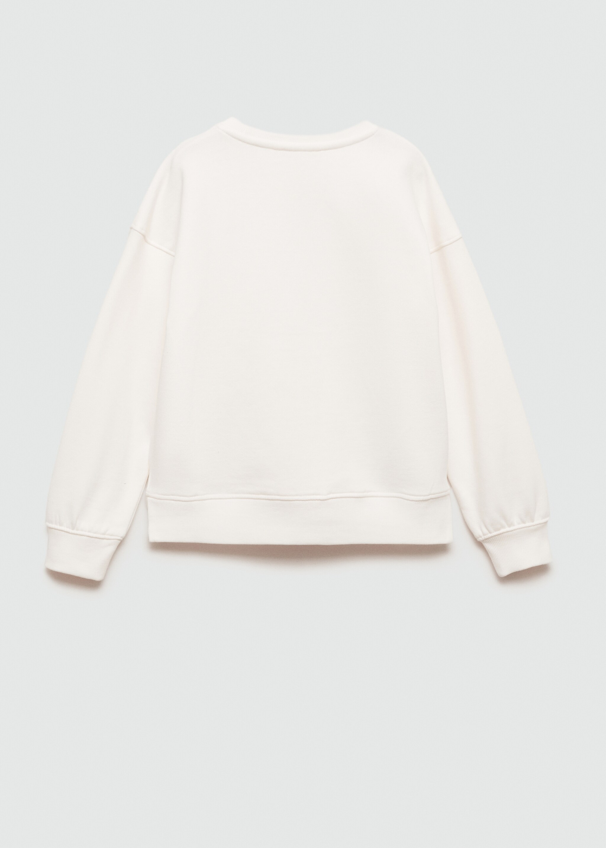 Mintás pamut sweatshirt - A cikk hátulja