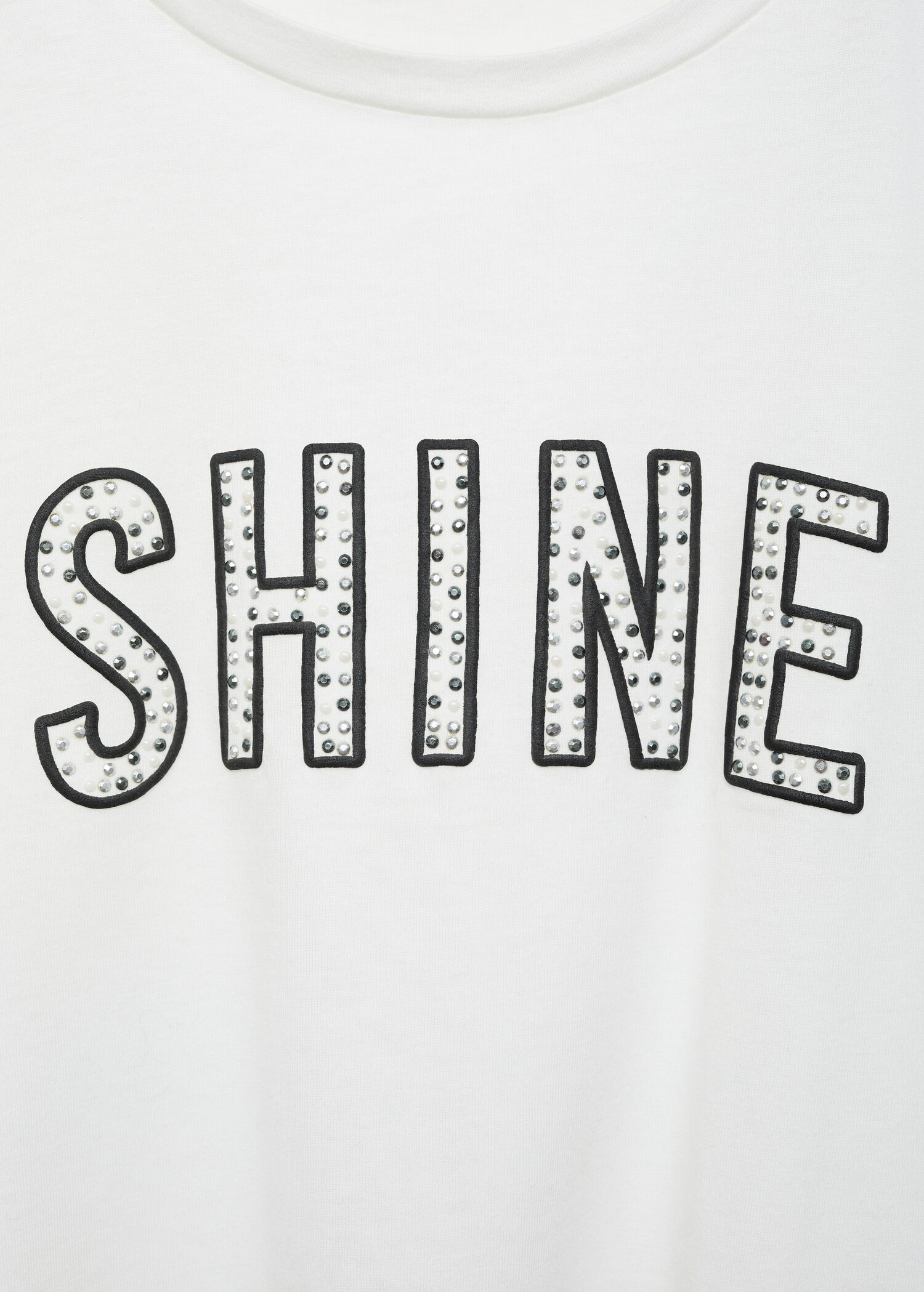 Bead detail T-shirt - Details of the article 8