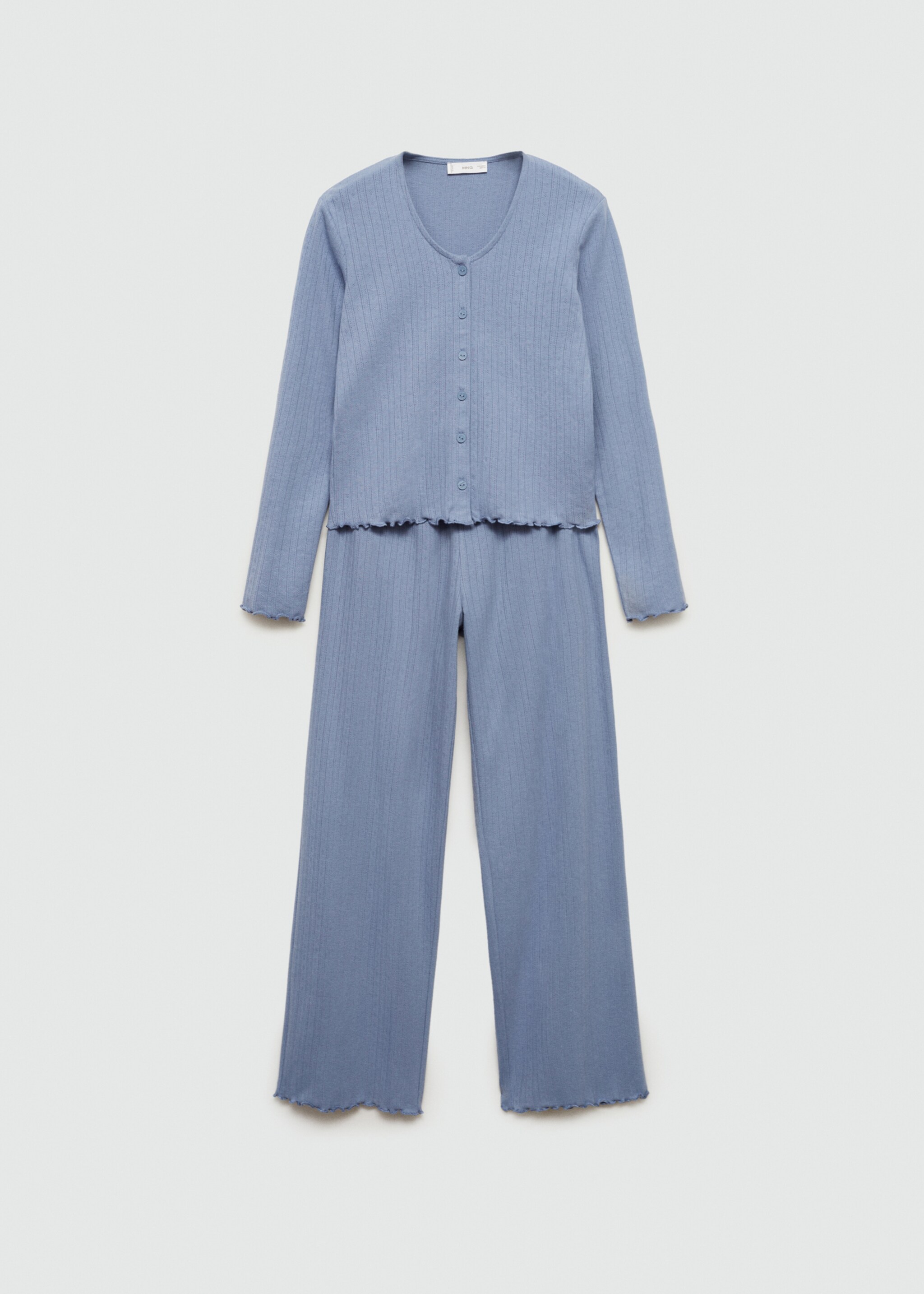 Long ribbed pyjama - Article without model