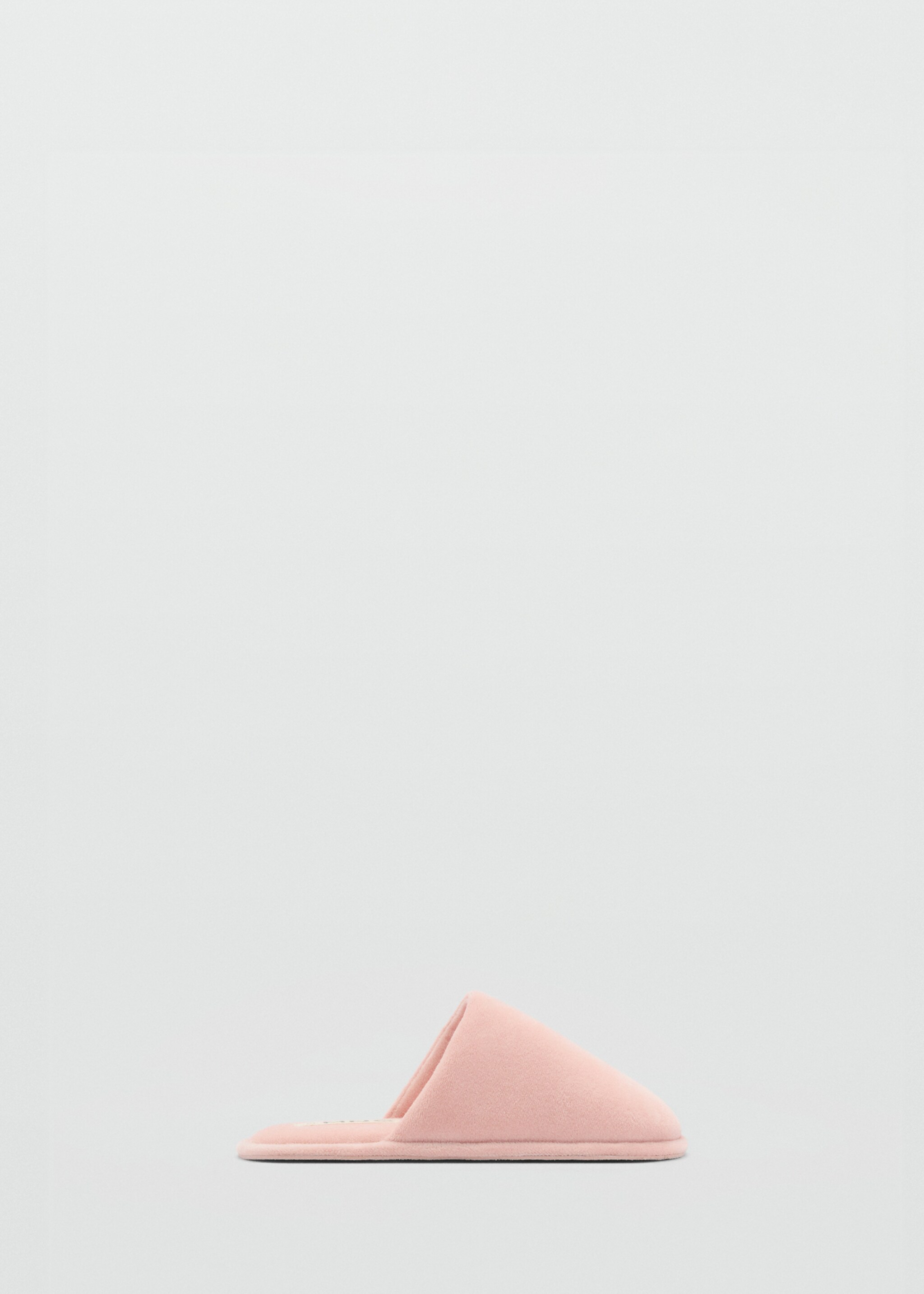 Open house slippers - Article without model, Pastel Pink. Ref: 77036744-00.