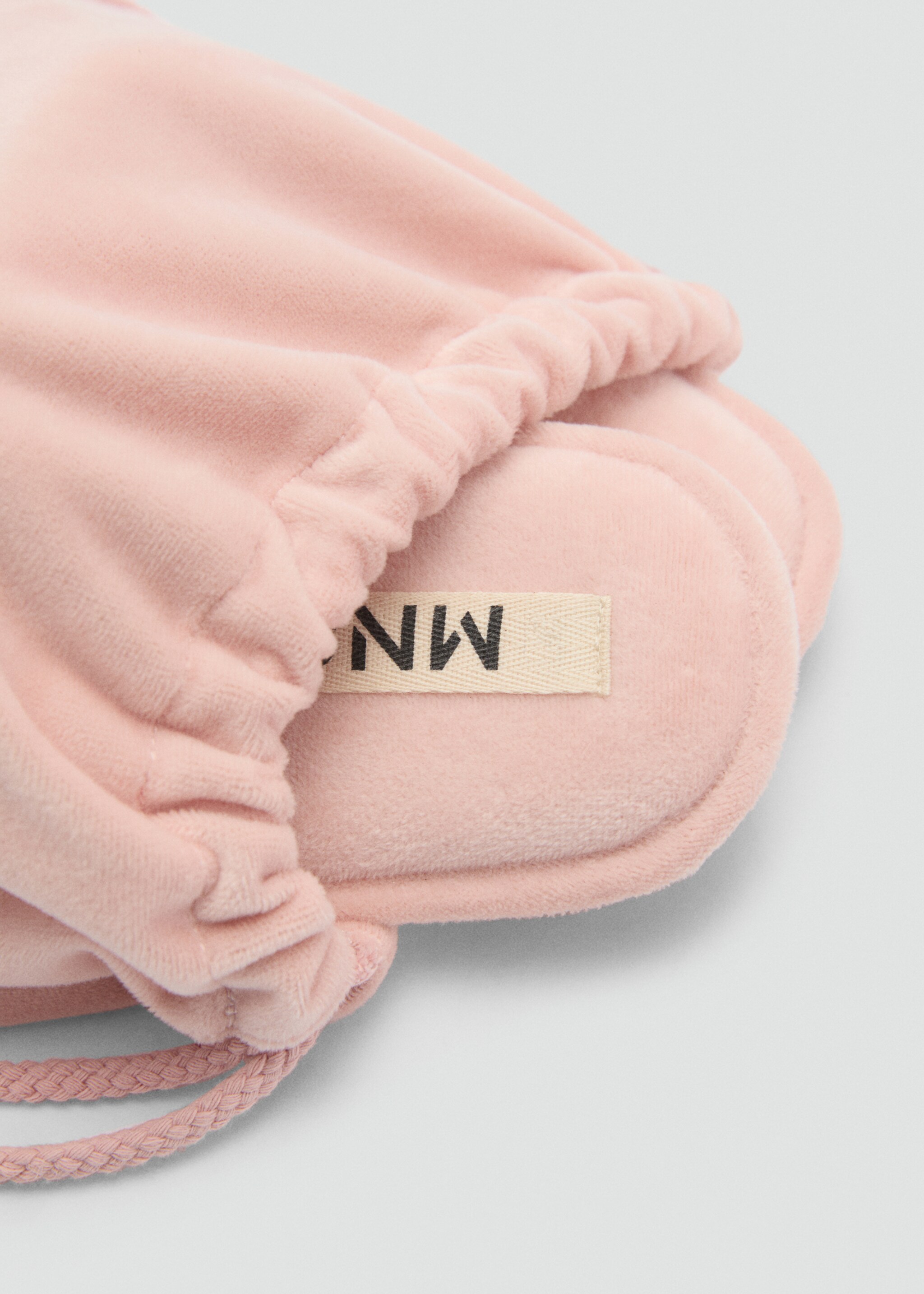 Open house slippers - Details of the article 3, Pastel Pink. Ref: 77036744-00.