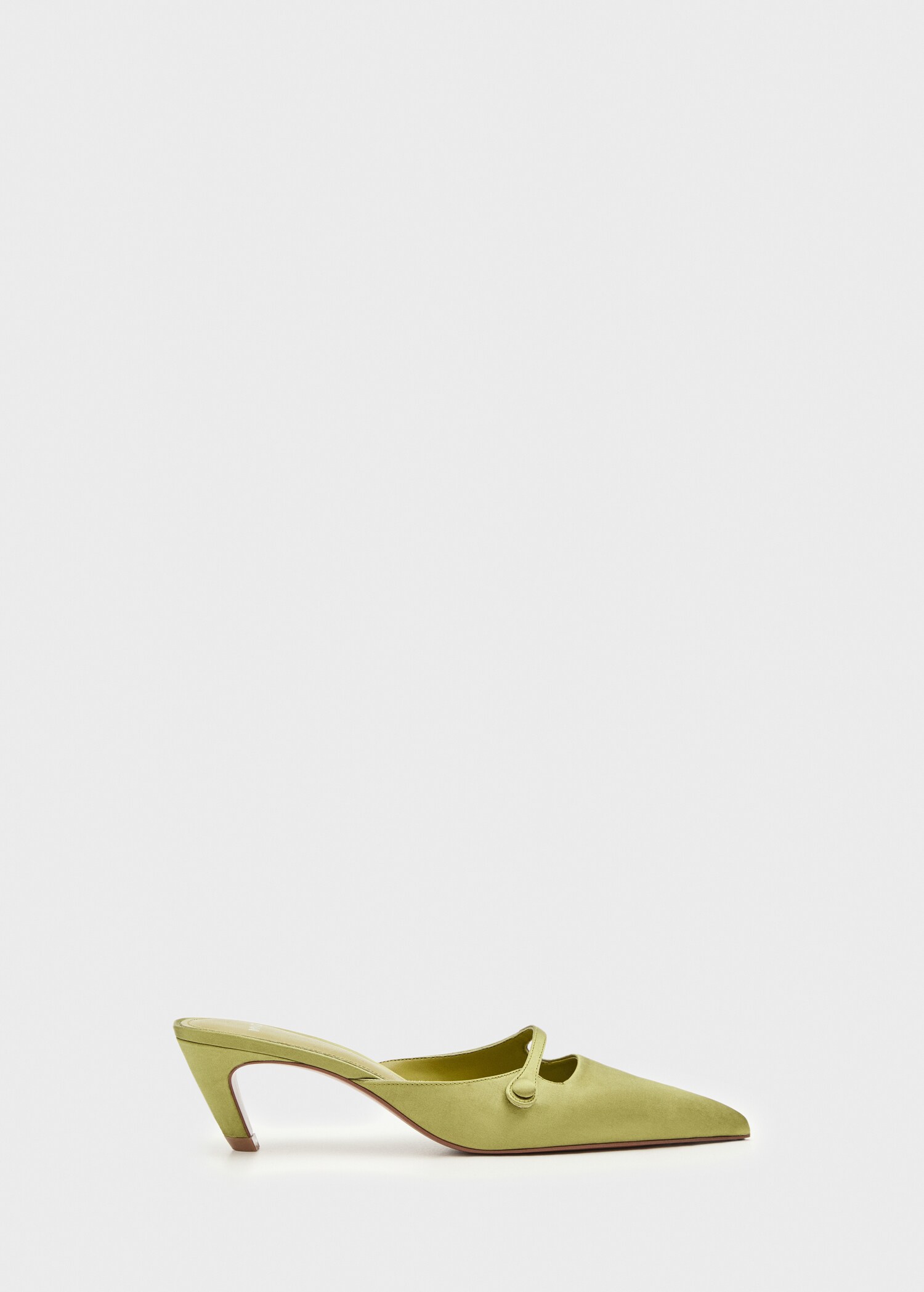 Satin kitten-heel shoes - Article without model