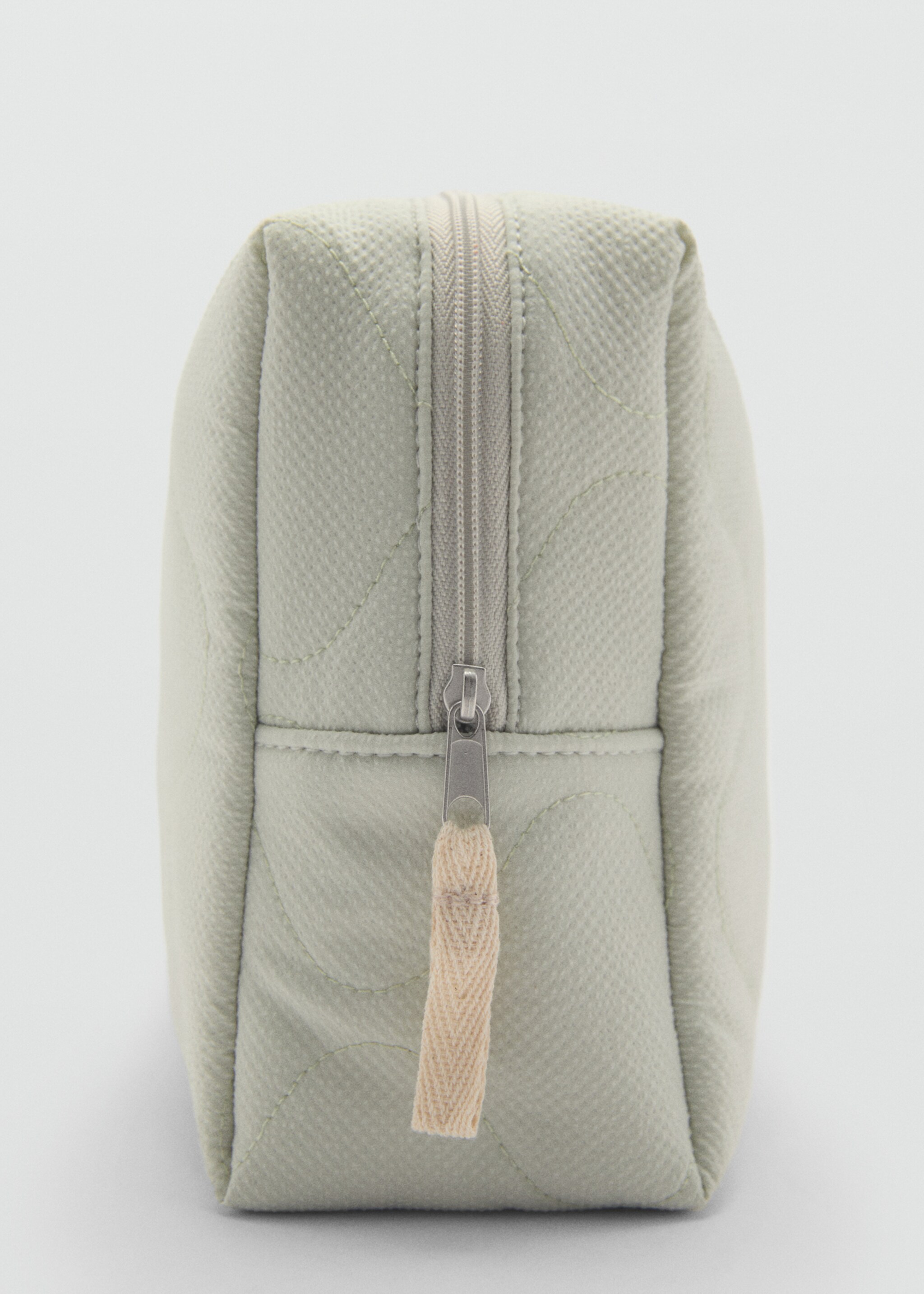 Sac cosmétique matelassé - Détail de l'article 1, Vert pastel. Ref: 77036749-00.
