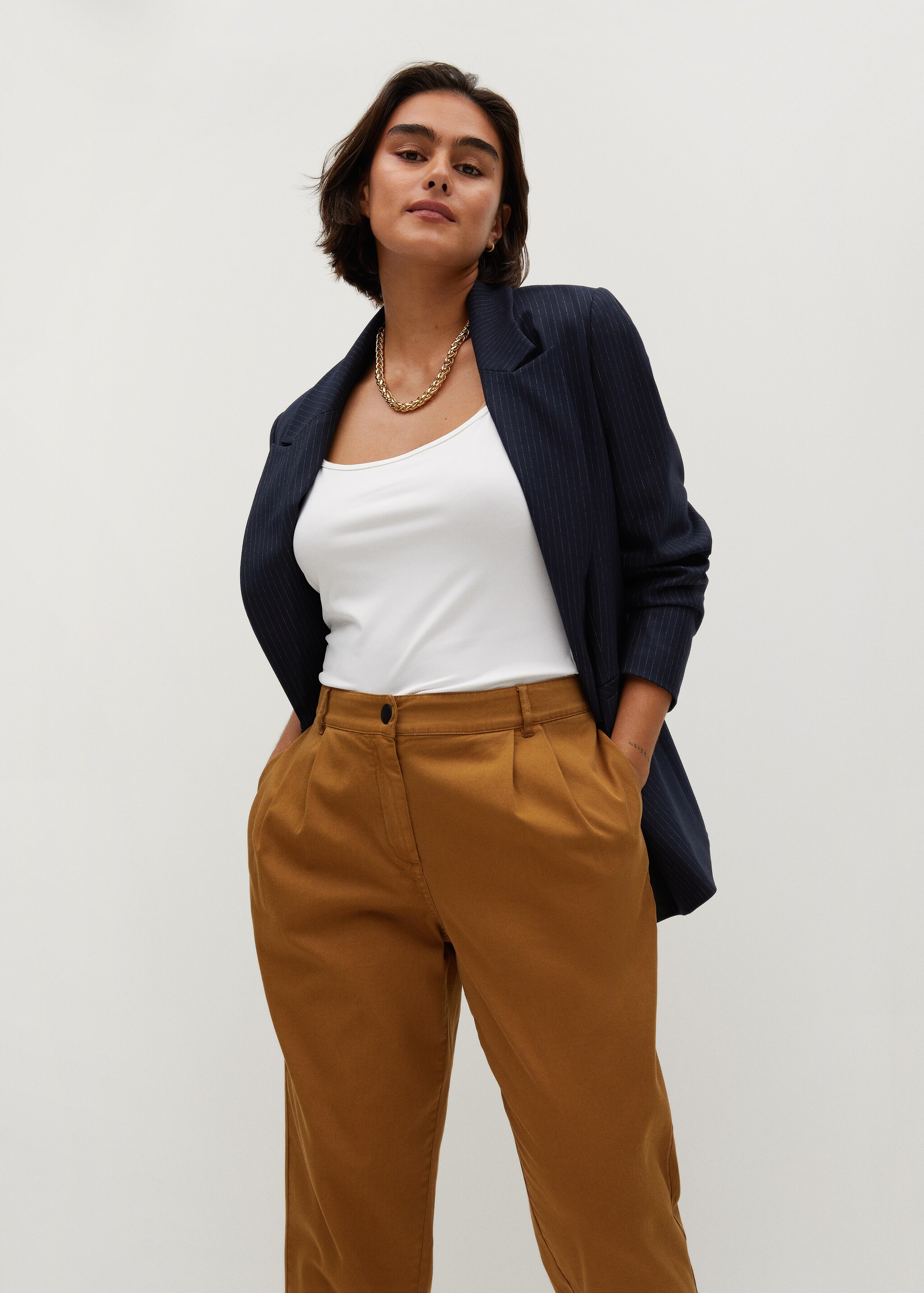 Pantalones slouchy algodón - Detalle del artículo 1