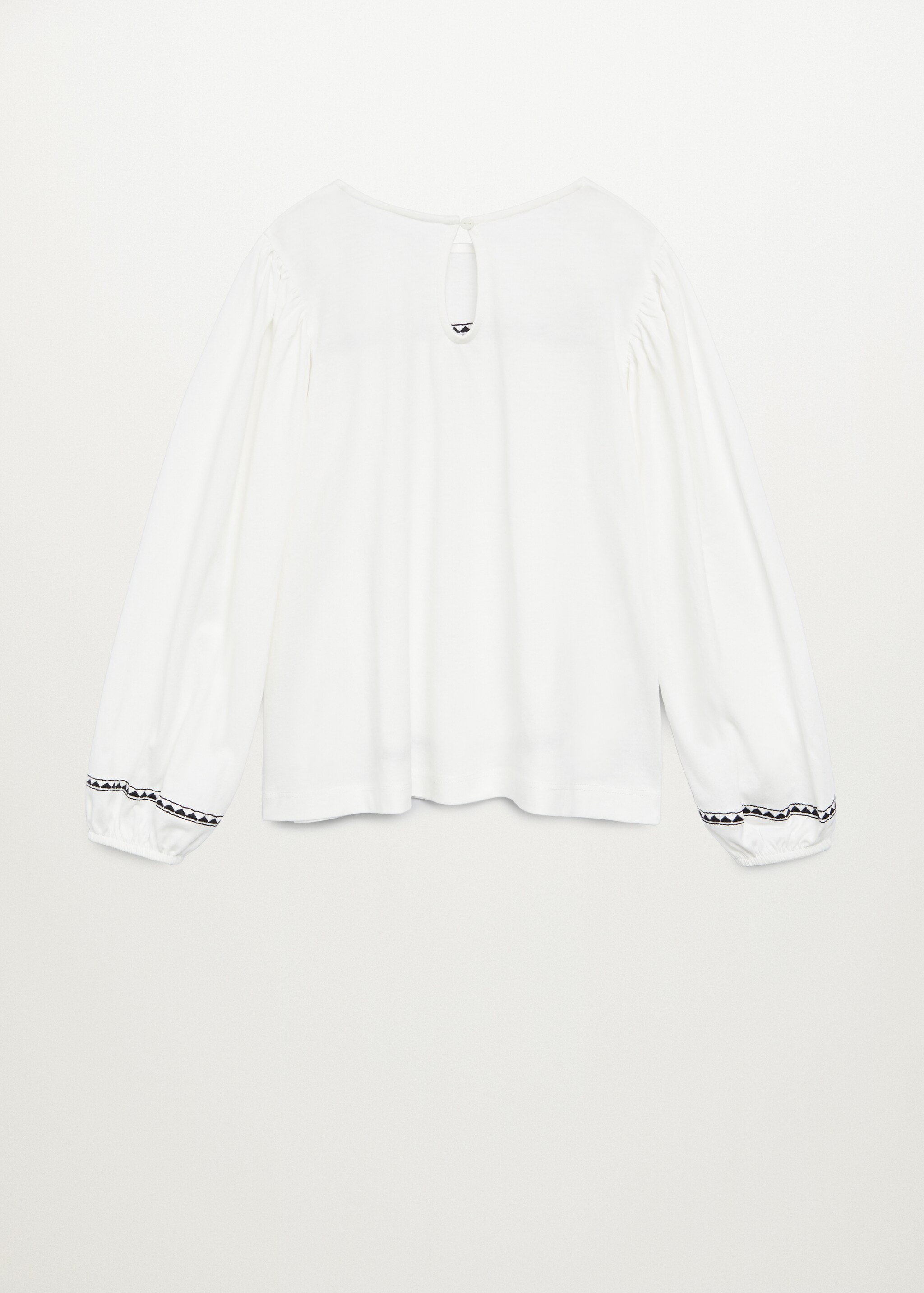 Blusa algodón bordados - Reverso del artículo