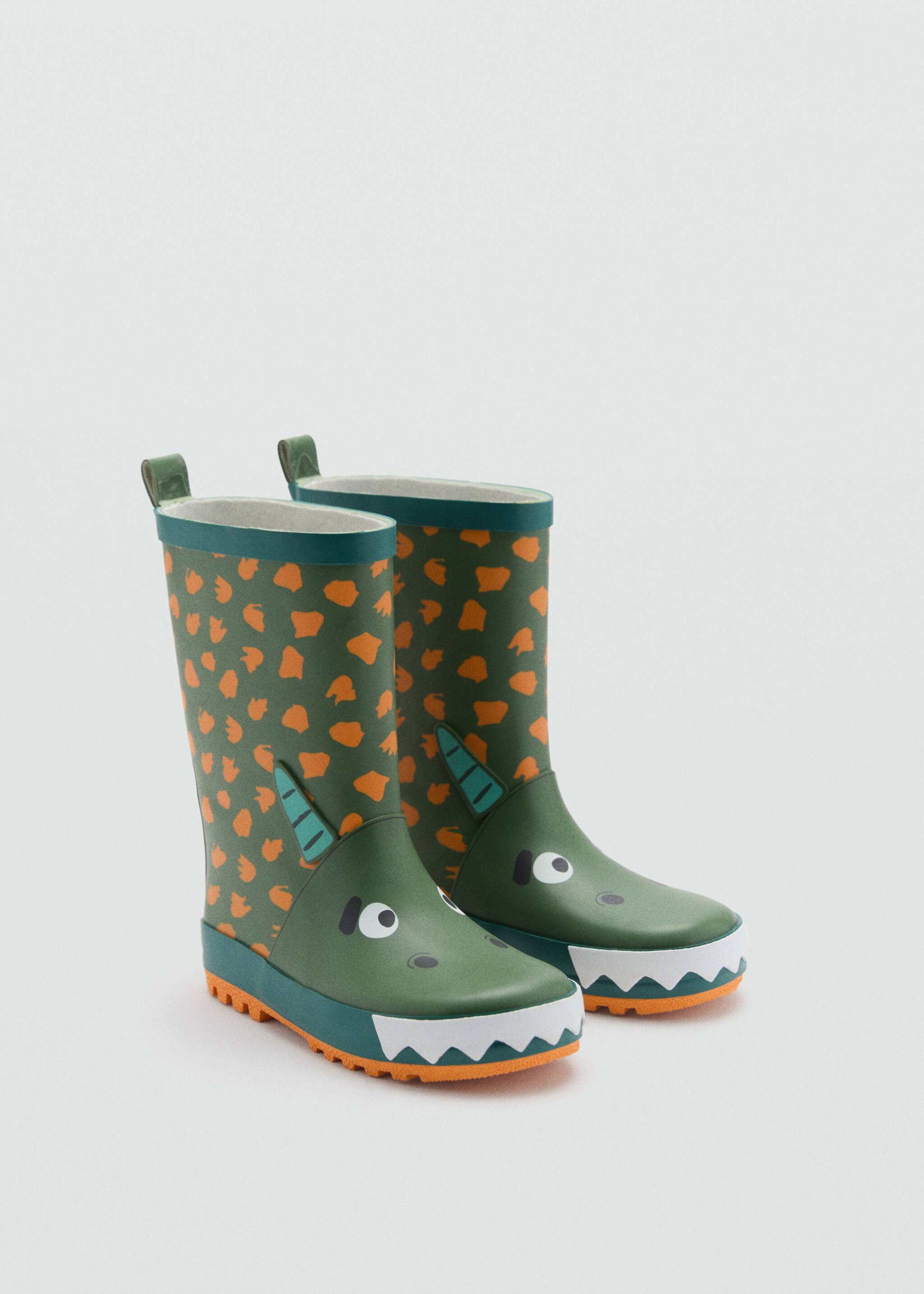 Crocodile rain boots - Medium plane, Green. Ref: 77037117-00.