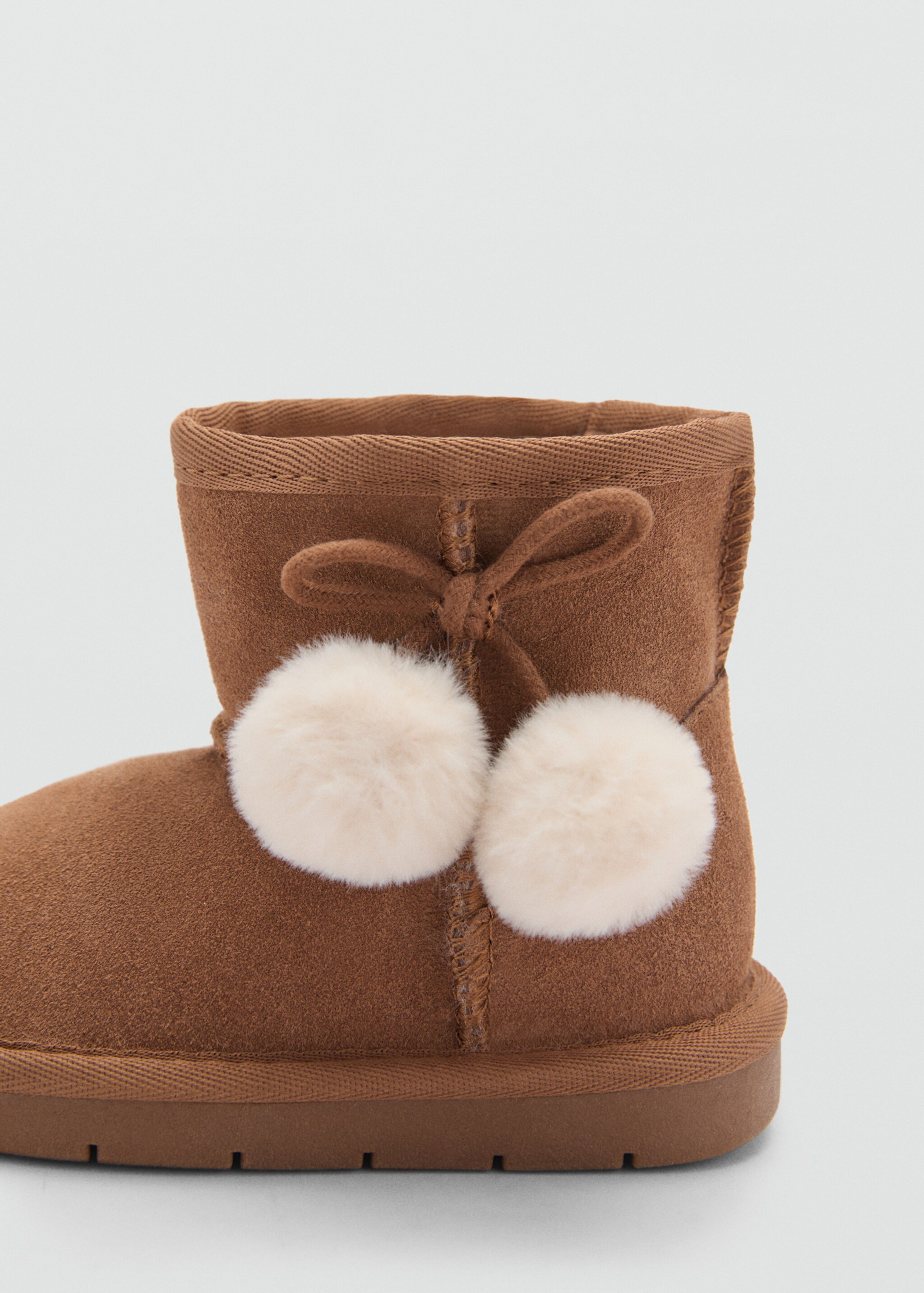 Low-cut leather boots - Details of the article 1, Medium Brown. Ref: 77037118-00.