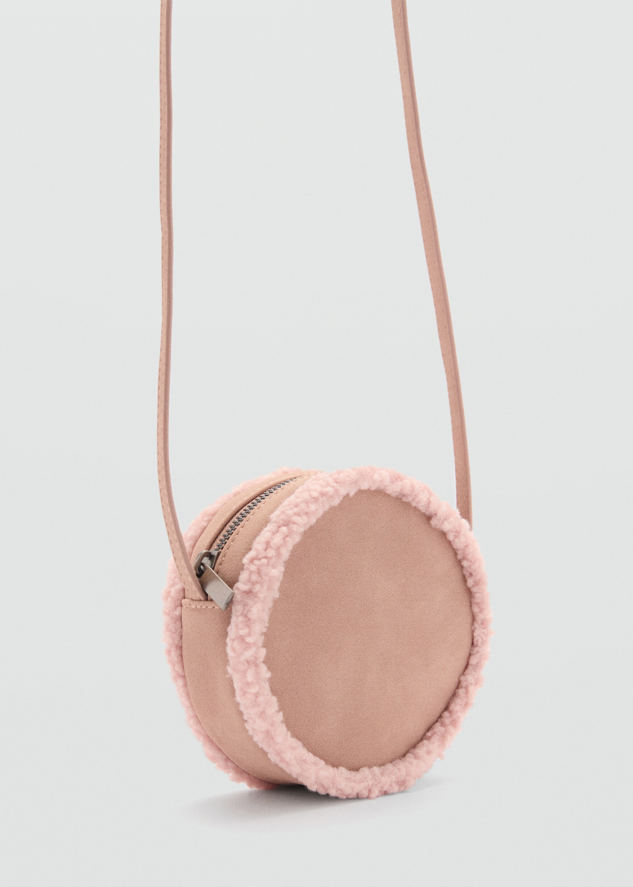 Round small bag - Medium plane, Pale Pink. Ref: 77037120-00.