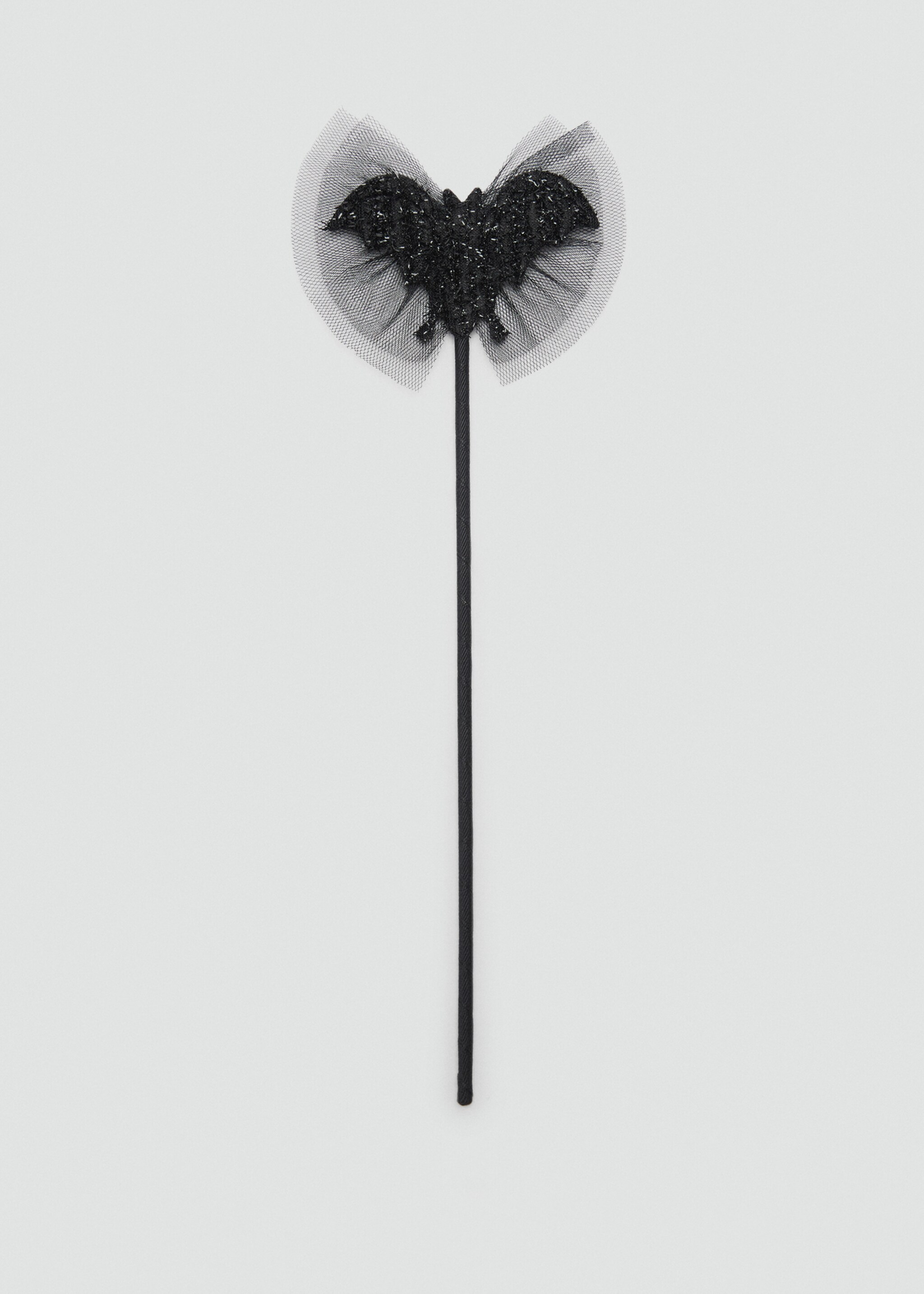 Bat costume wand with glitter and tulle - Article without model
