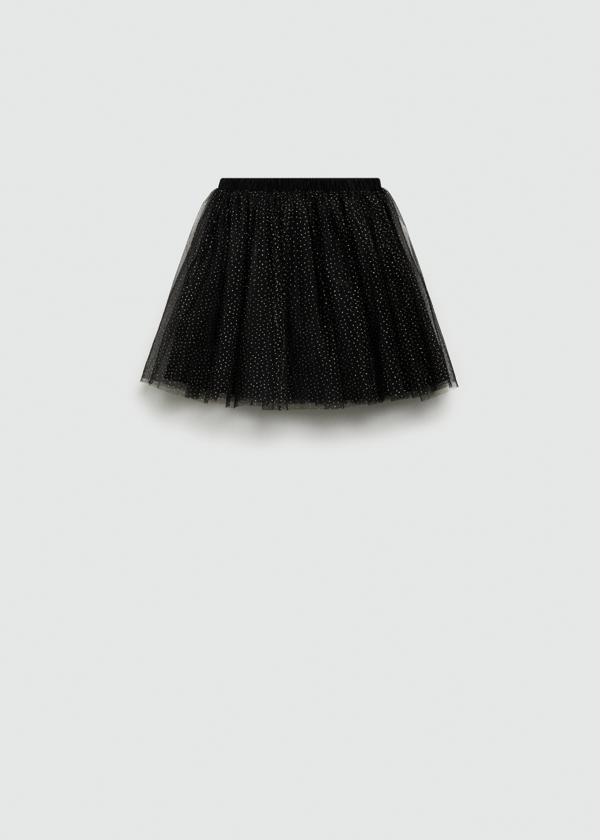 Falda tul purpurina - Artículo sin modelo, Negro. Ref: 77037126-00.