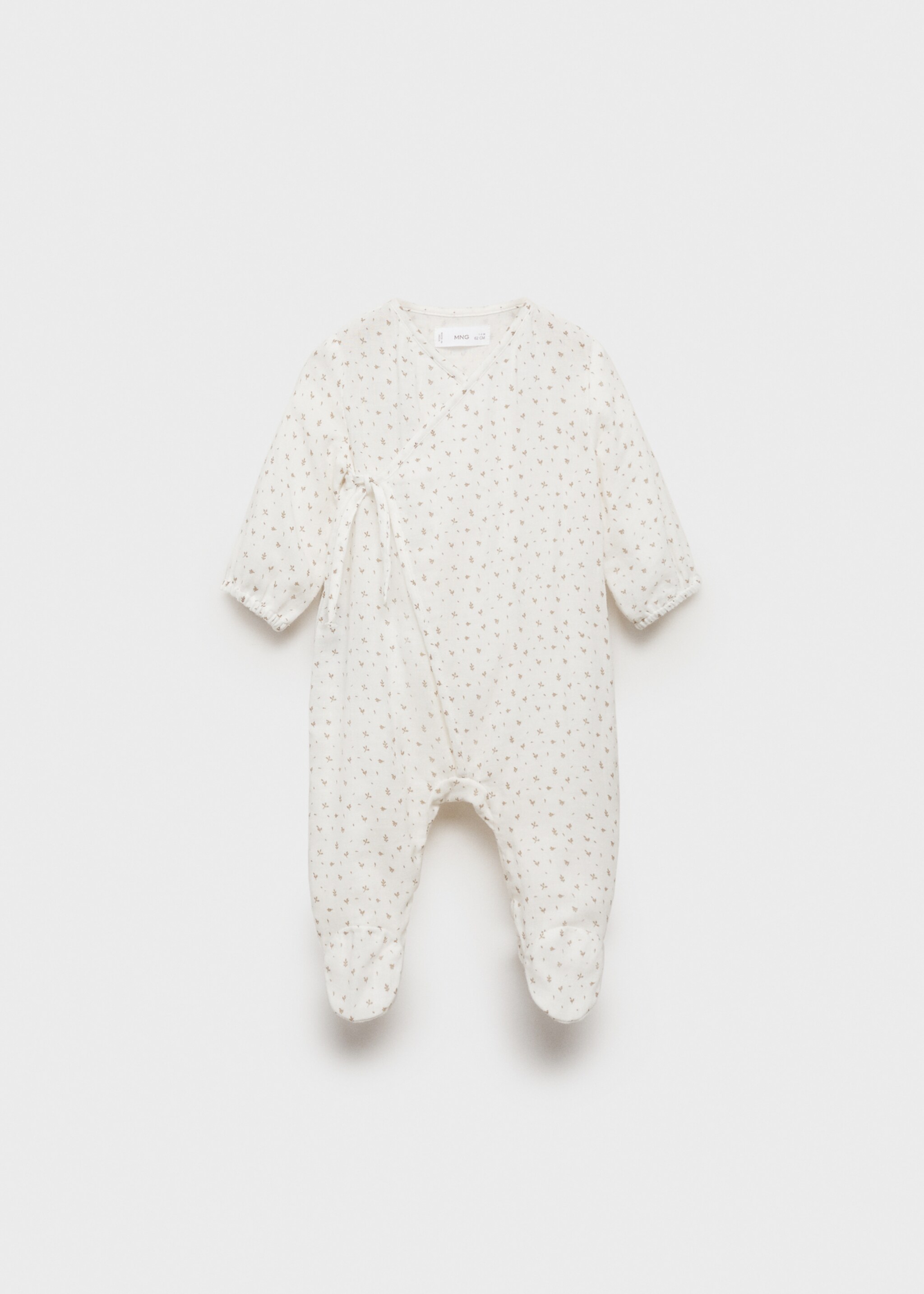 Barboteuse fleurs coton - Article sans modèle