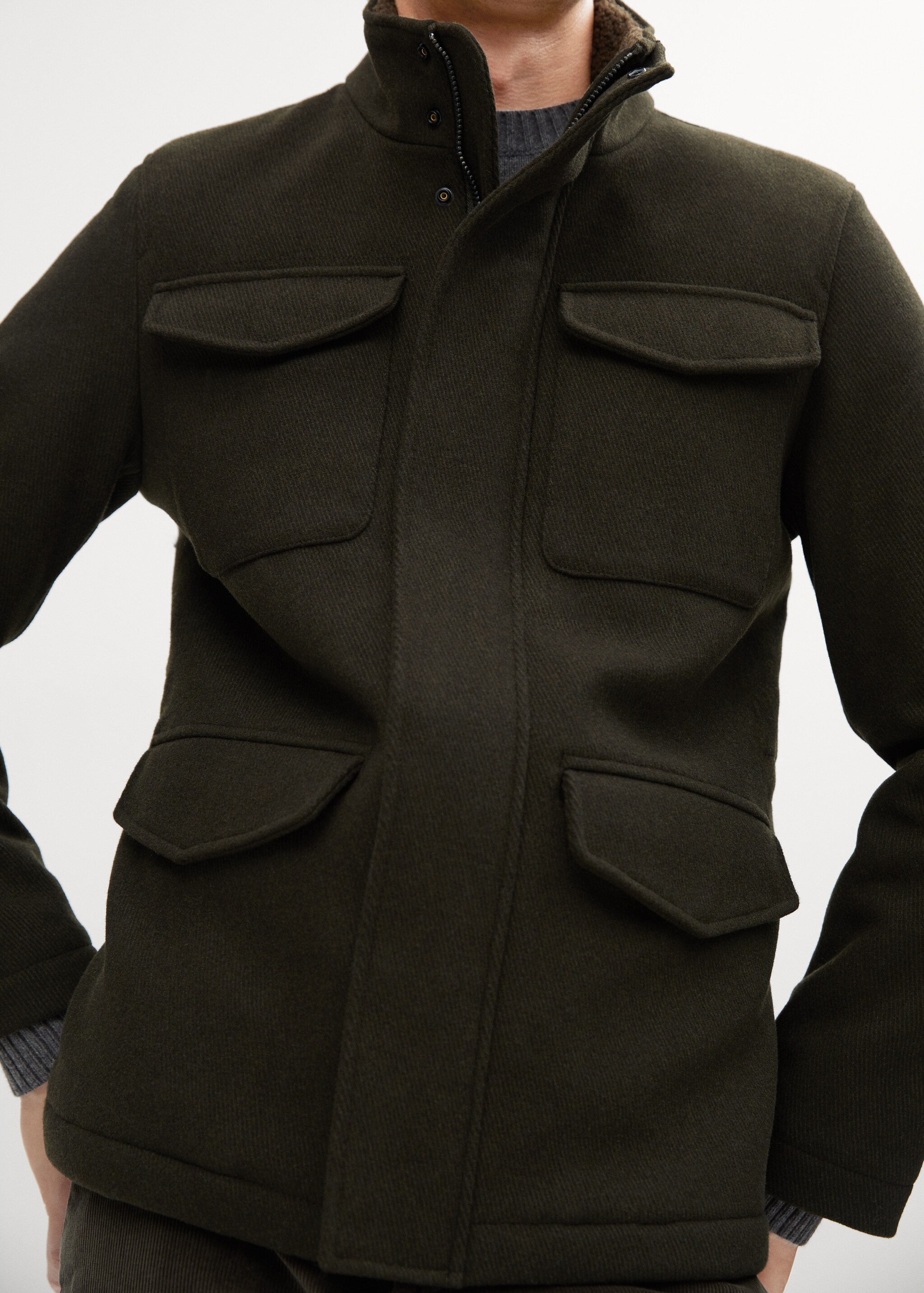 Chaquetón lana reciclada - Detalle del artículo 2