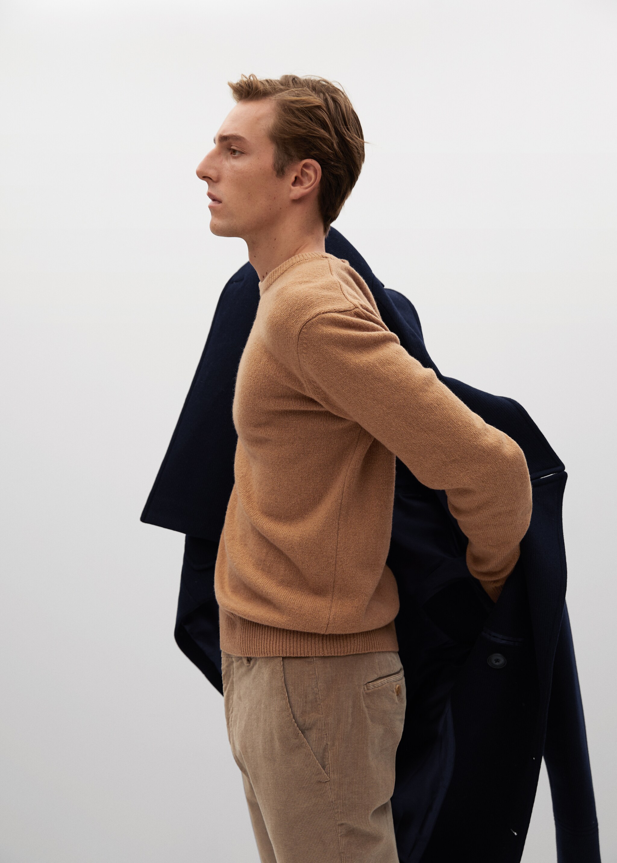 Manteau croisé laine recyclée - Détail de l'article 2