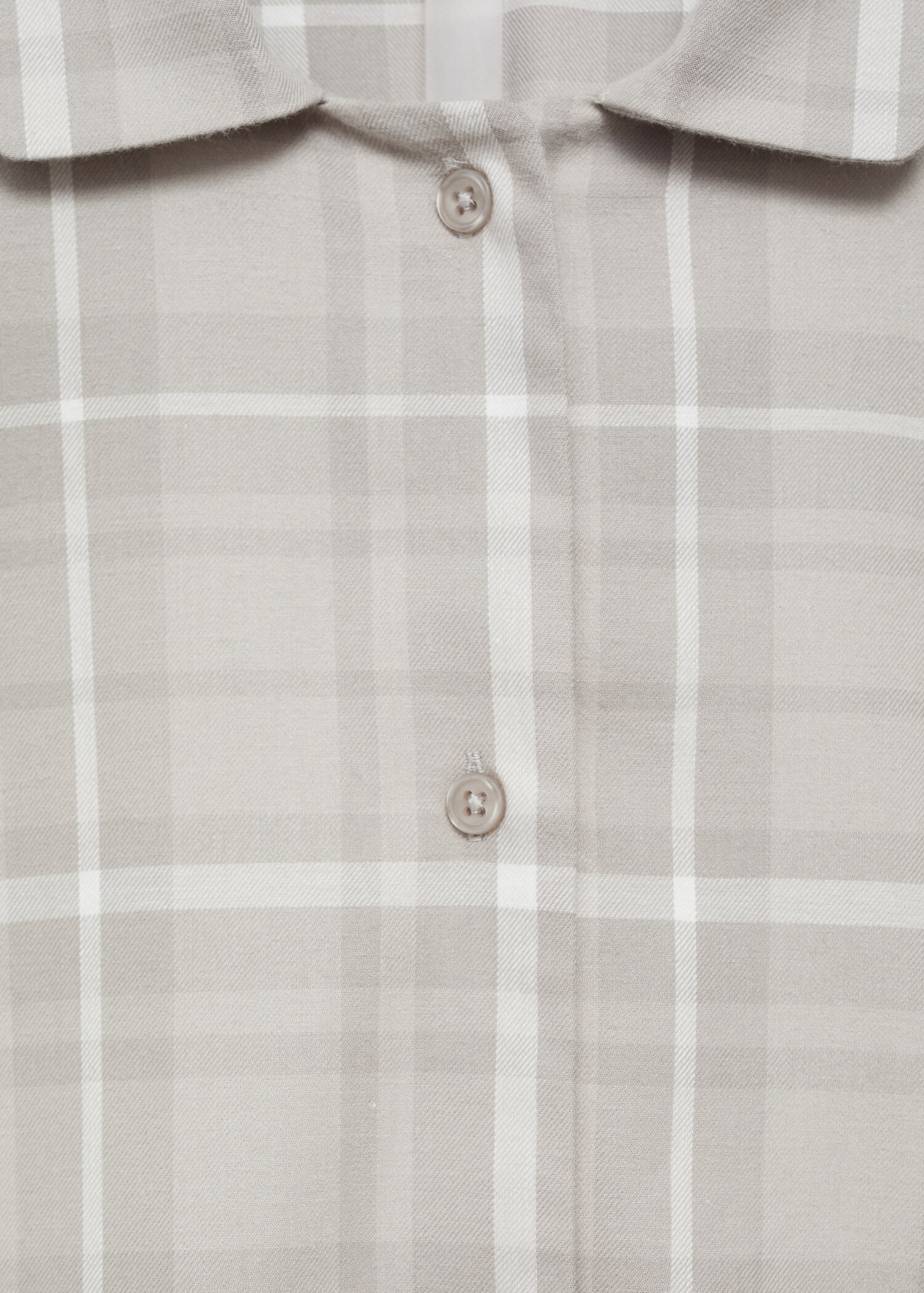 Kariertes Flanell-Pyjamahemd - Detail des Artikels 8
