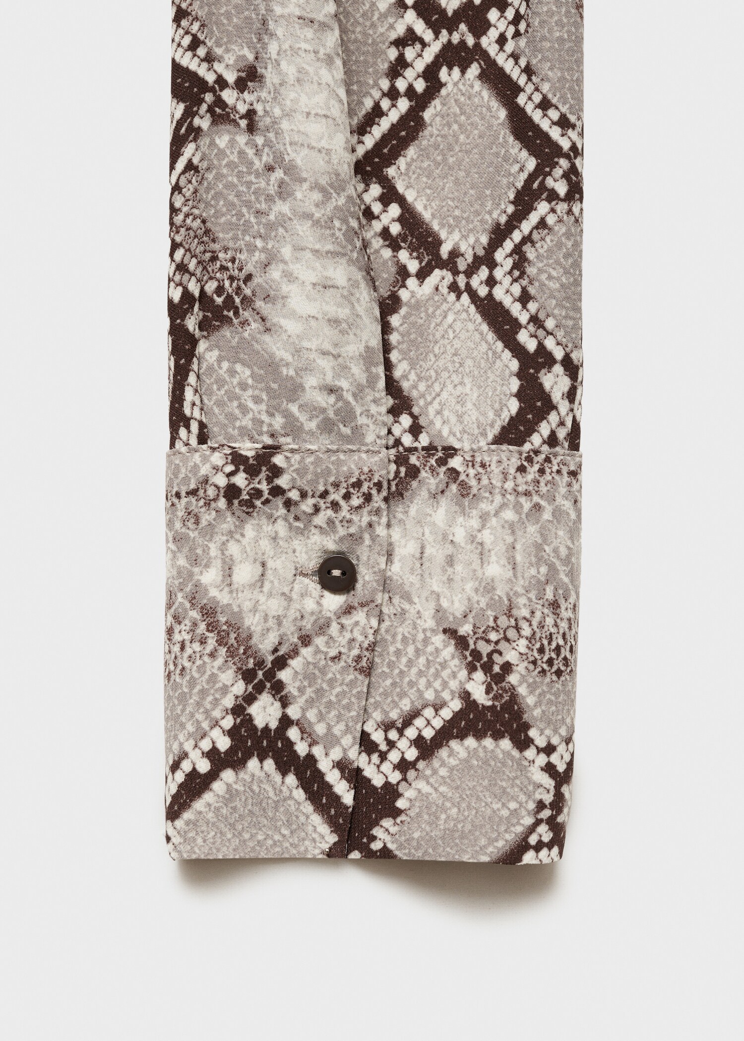 Chemise fluide à imprimé animal - Détail de l'article 0